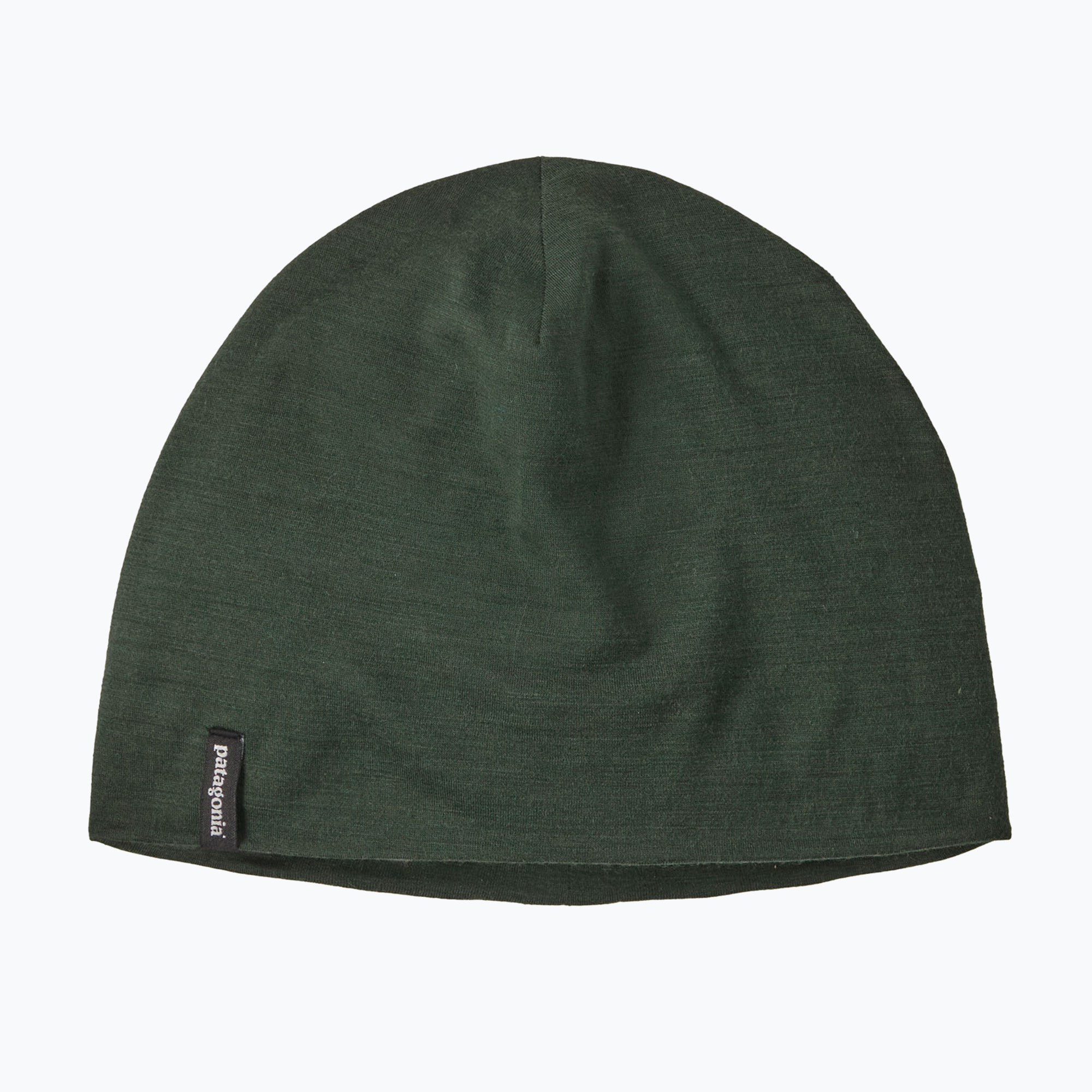Зимна шапка Patagonia Overlook Merino Wool Liner Beanie treeline green