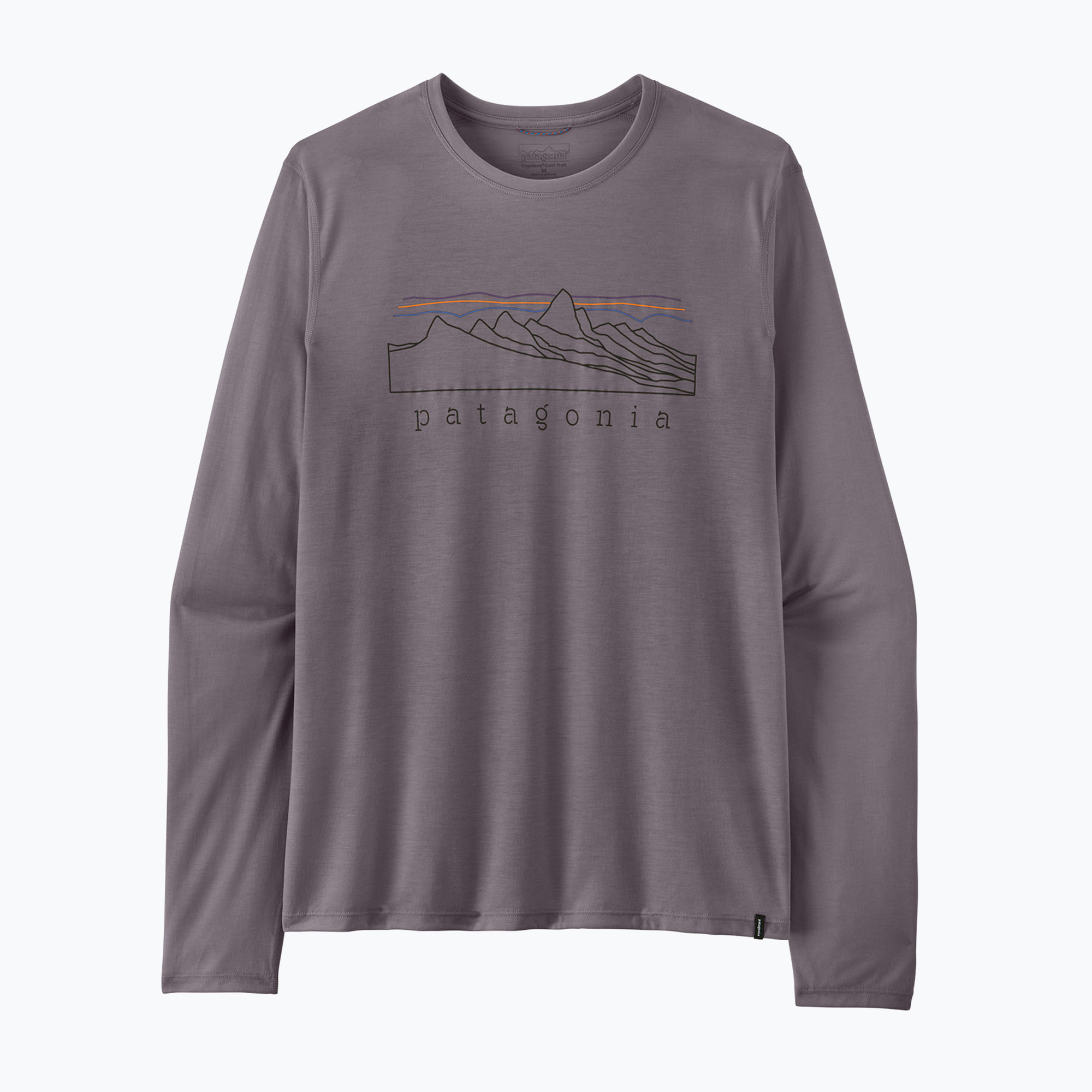 Мъжка блуза с дълъг ръкав  Patagonia Cap Cool Trail Stratapeaks may grey