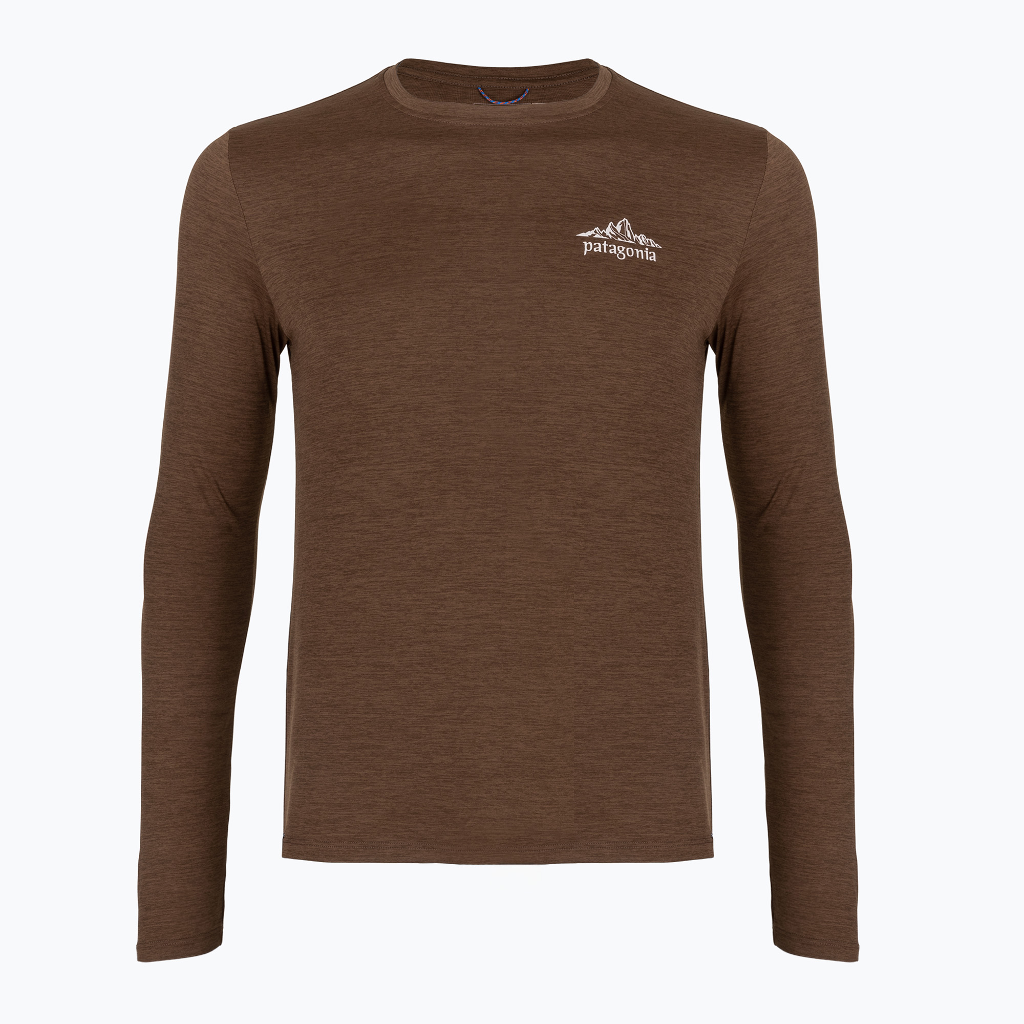 Pánske trekové tričko longsleeve Patagonia Cap Cool Daily Hut Tripper LS berm brown - light berm brown x-dye