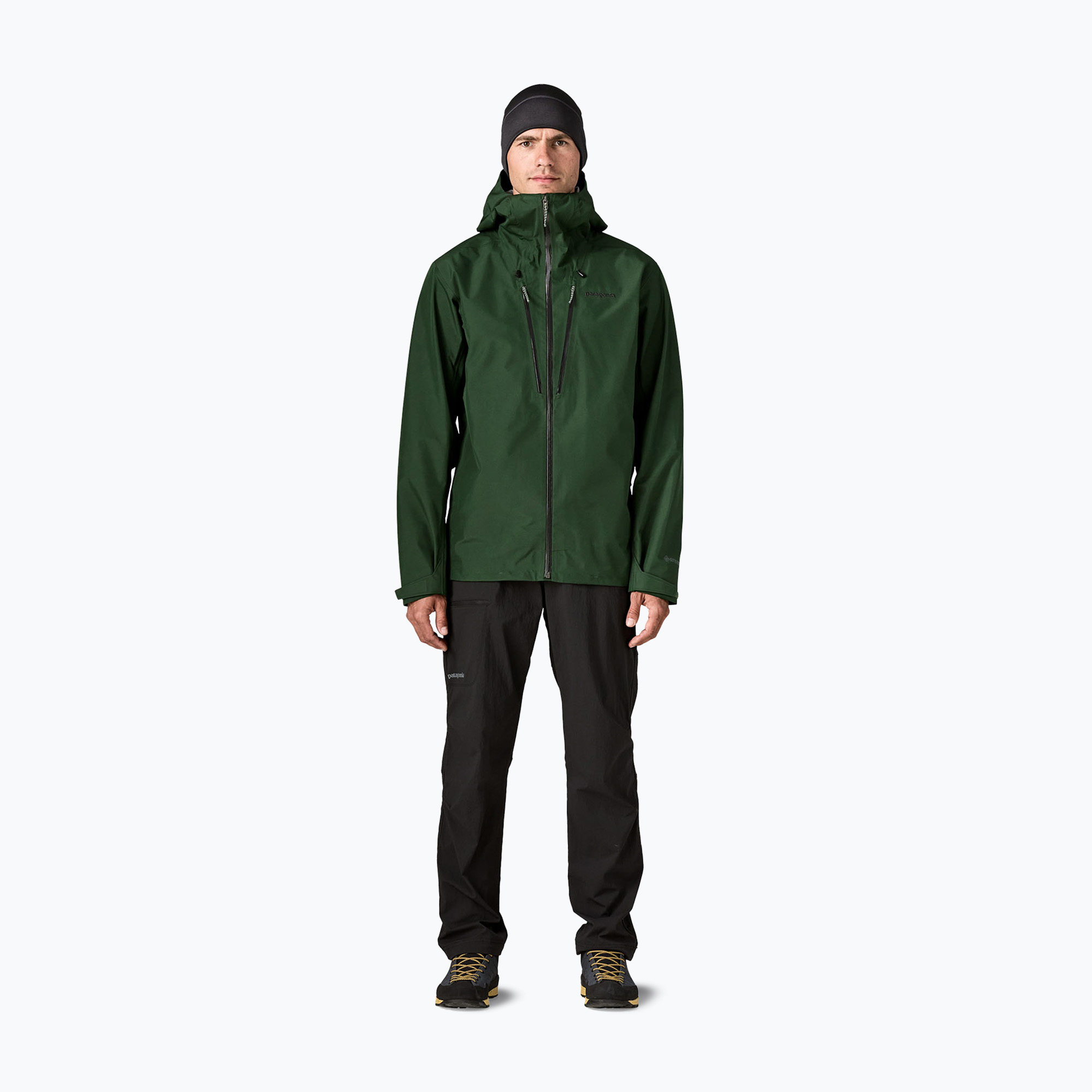 Мъжко яке за дъжд Patagonia Triolet treeline green