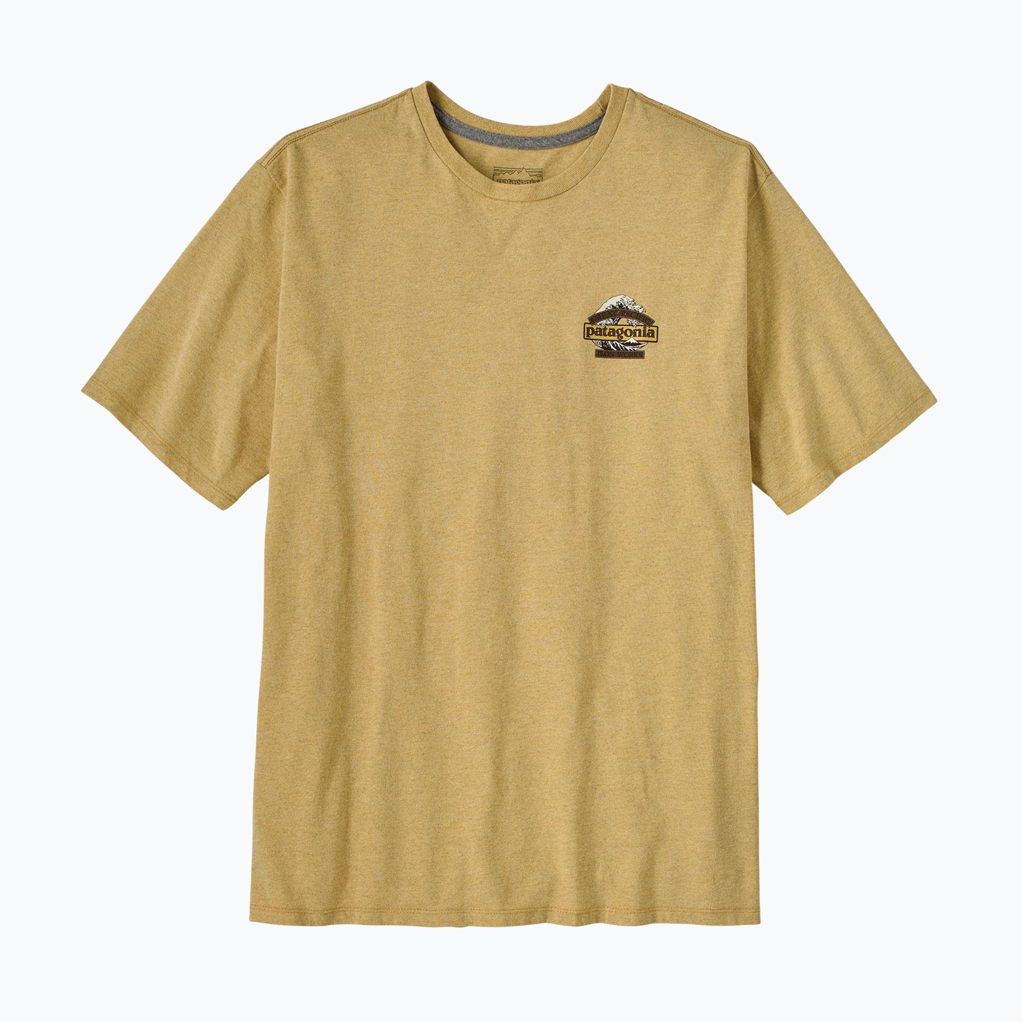 Мъжка тениска Patagonia Great Waves Responsibili-Tee lynx tan