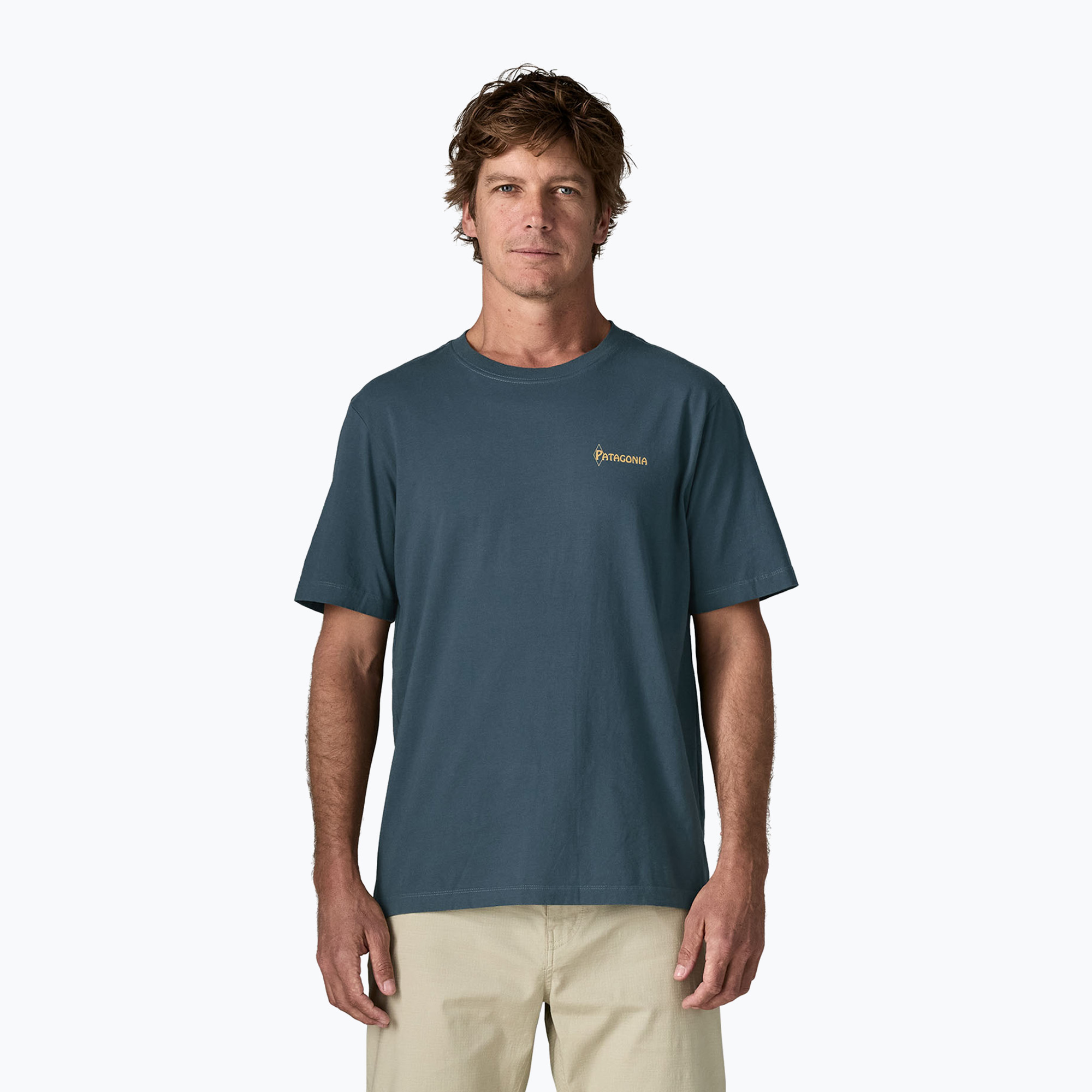 Мъжка тениска Patagonia Water People Banner summit blue
