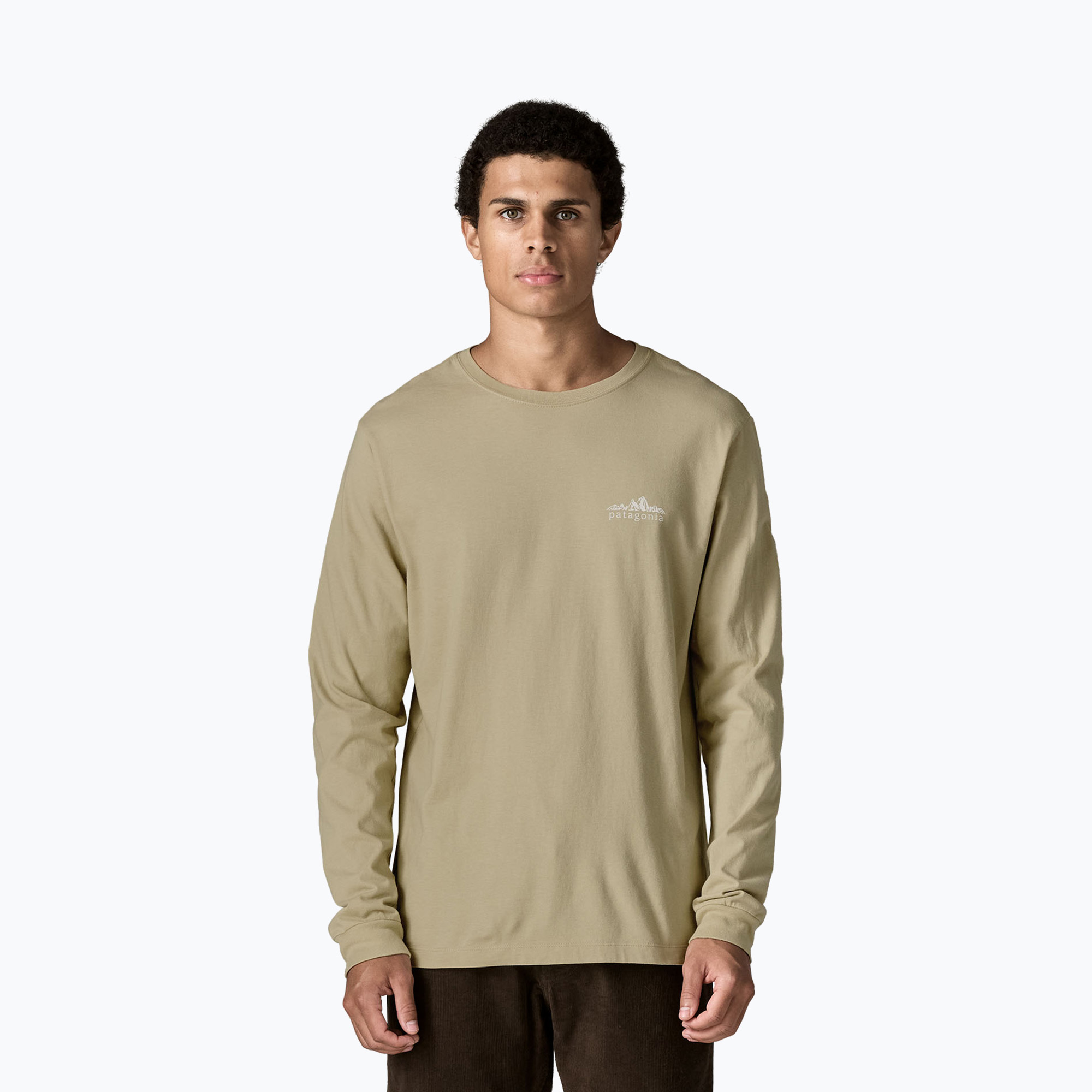 Мъжка блуза с дълъг ръкав  Patagonia Fitz Roy Foothills LS weathered stone