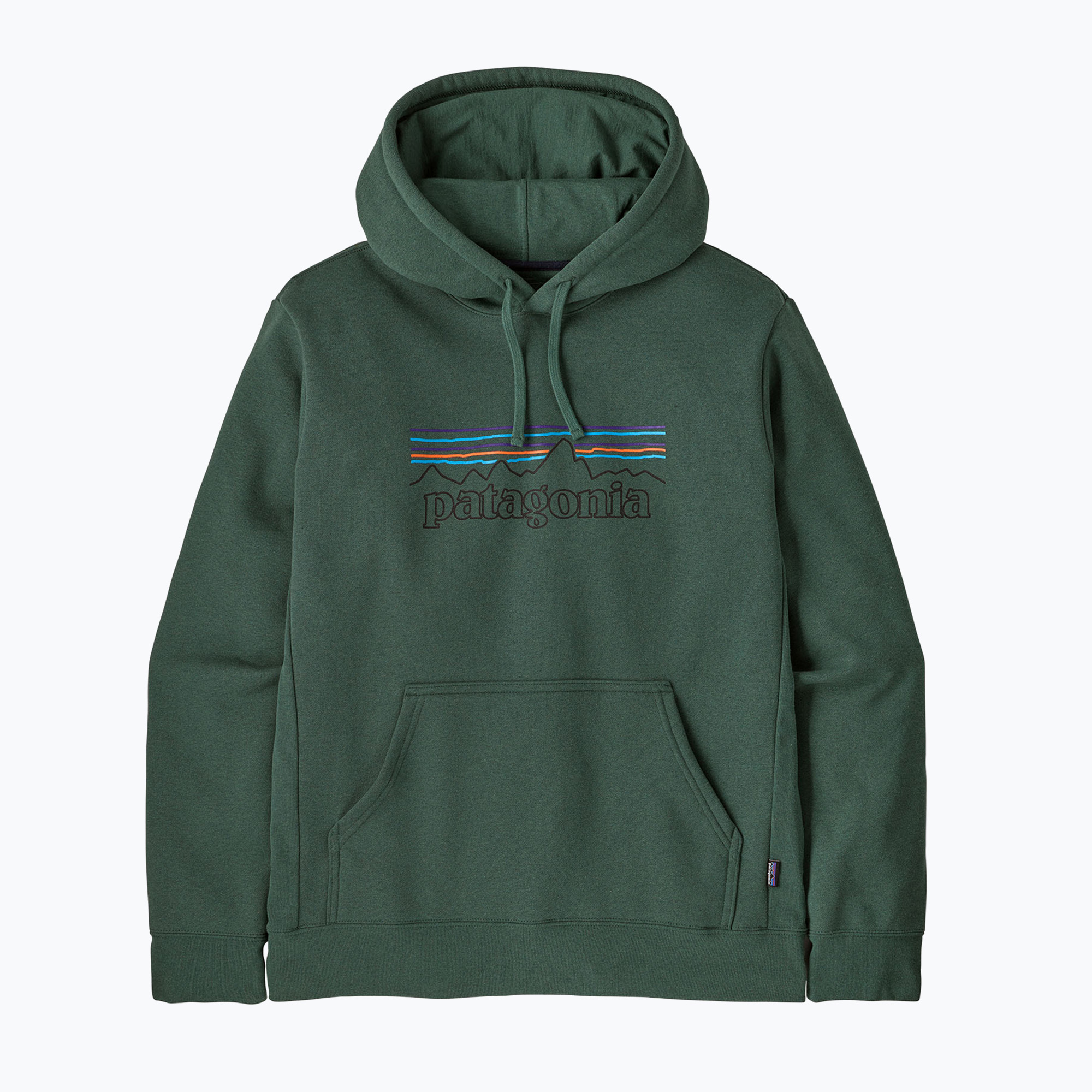 Мъжки суитшърт Patagonia P-6 Logo Uprisal Hoody p-6 outline: canopy green