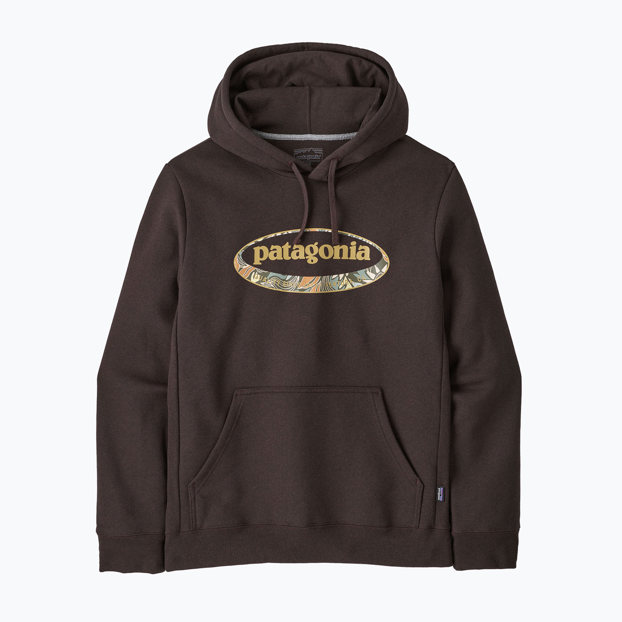 Мъжки суитшърт Patagonia '95 Oval Logo Uprisal Hoody Den Brown: Heliotropic