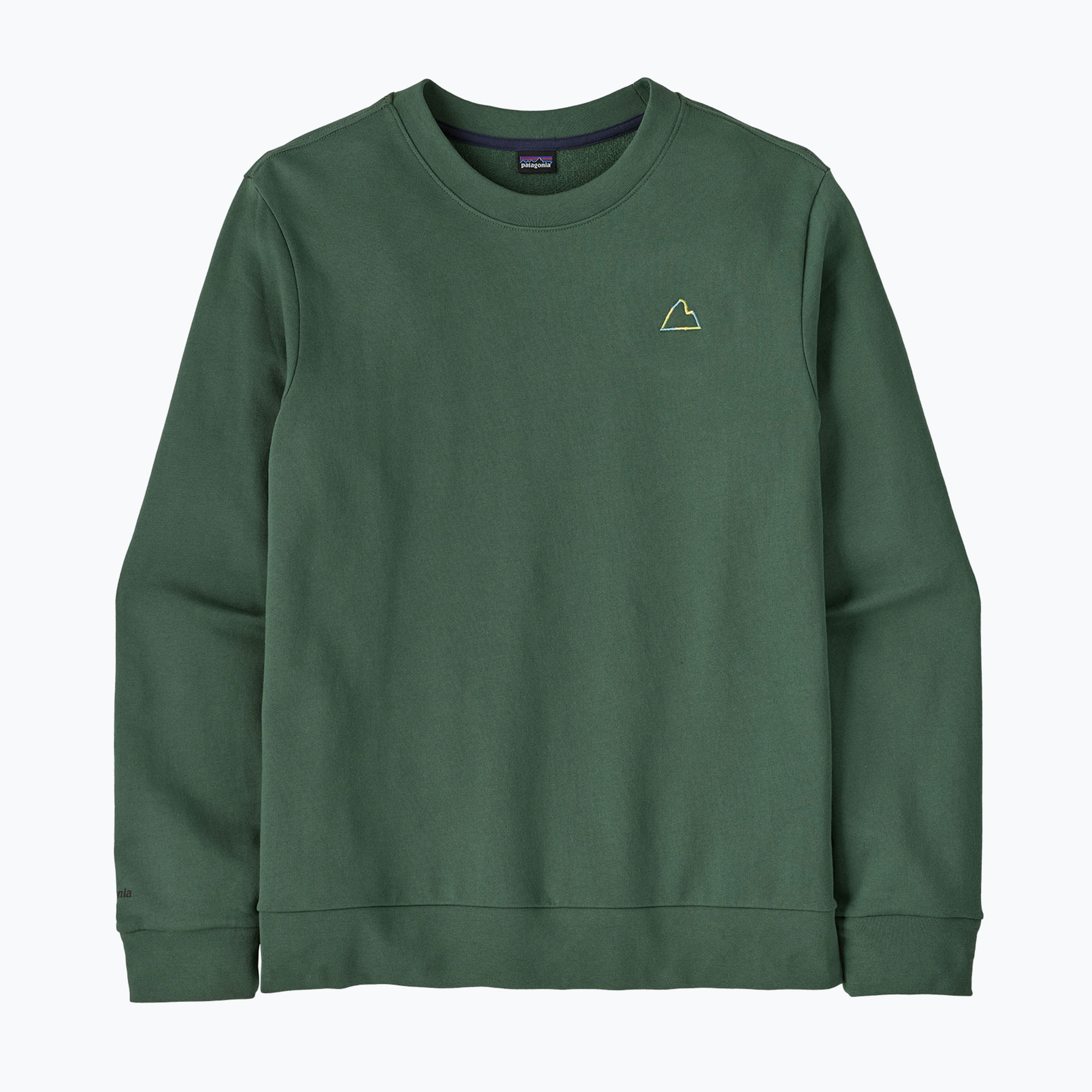 Pánska mikina Patagonia Fitz Roy Massif Daily Crew Canopy Green