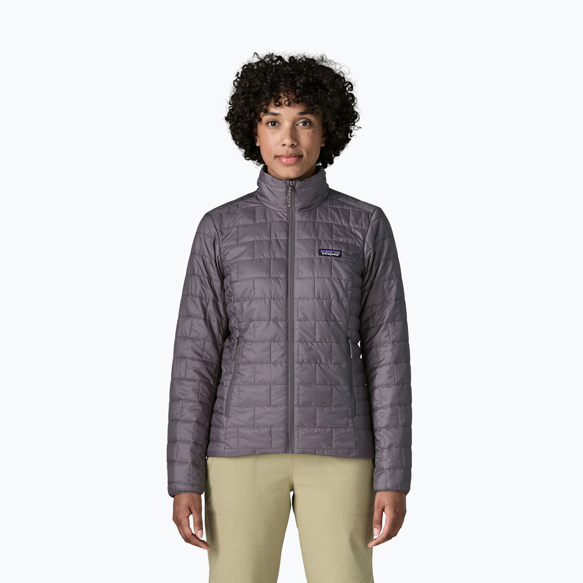 Дамско ватирано яке Patagonia Nano Puff may grey