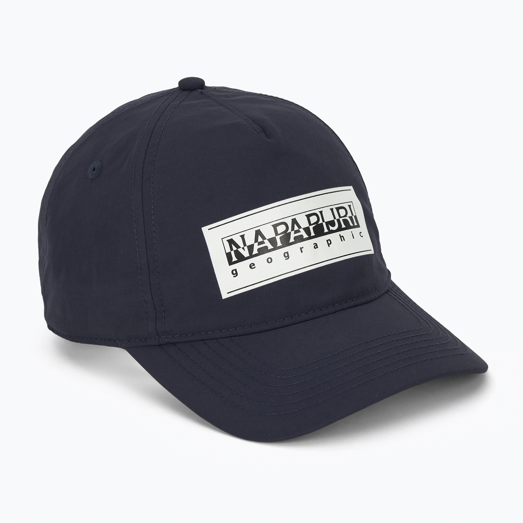 Czapka z daszkiem męska Napapijri F-Box Logo blu marine 