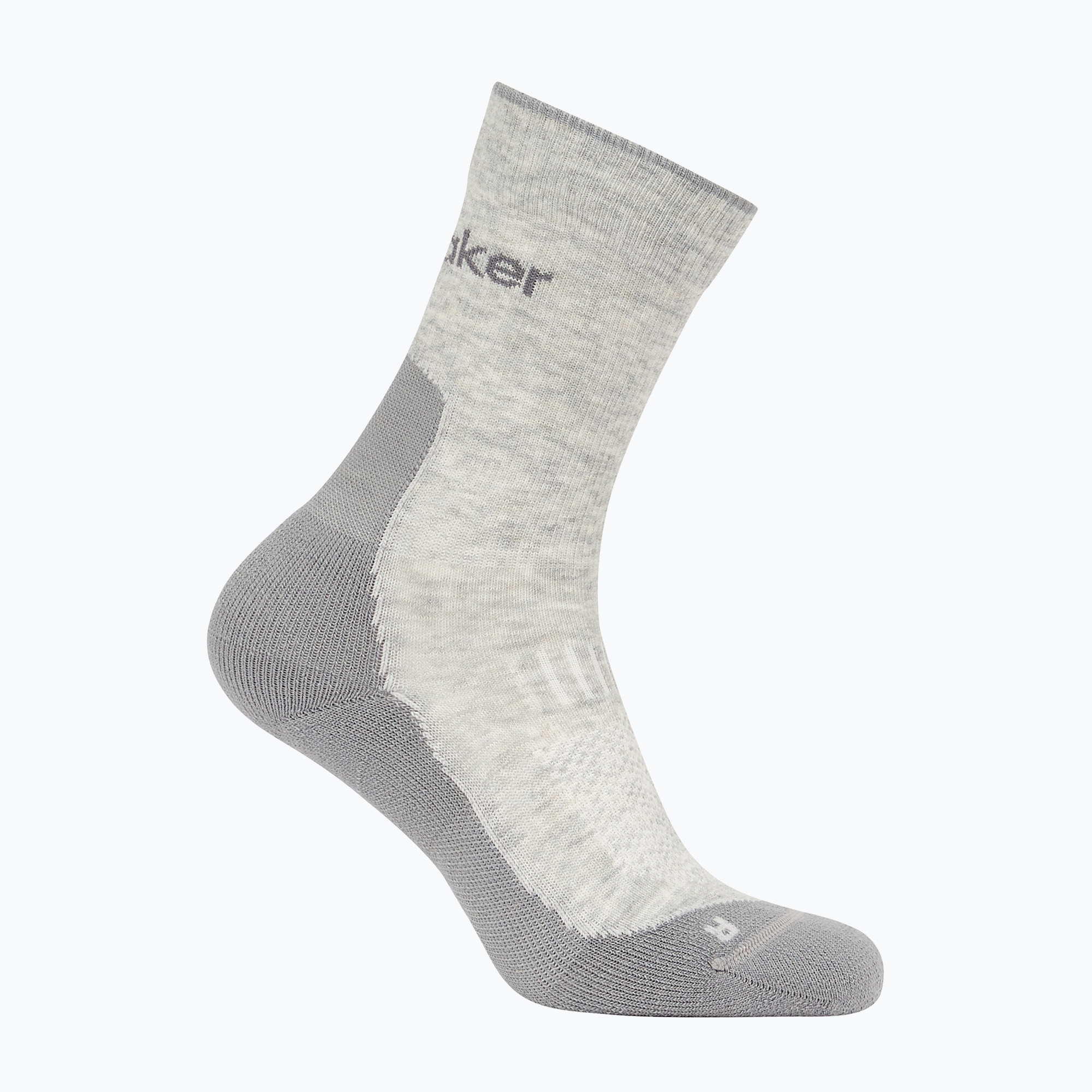 Skarpety męskie icebreaker Merino Hike+ Light Crew blizzard heather/alloy 