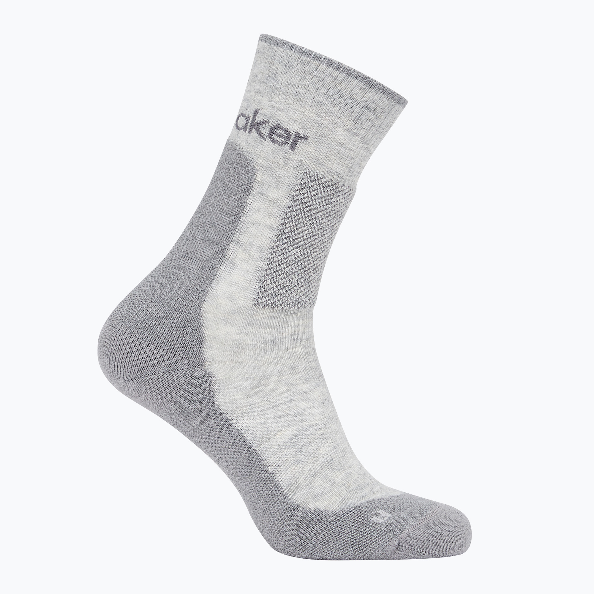 Skarpety męskie icebreaker Merino Hike+ Medium Crew blizzard heather/alloy 