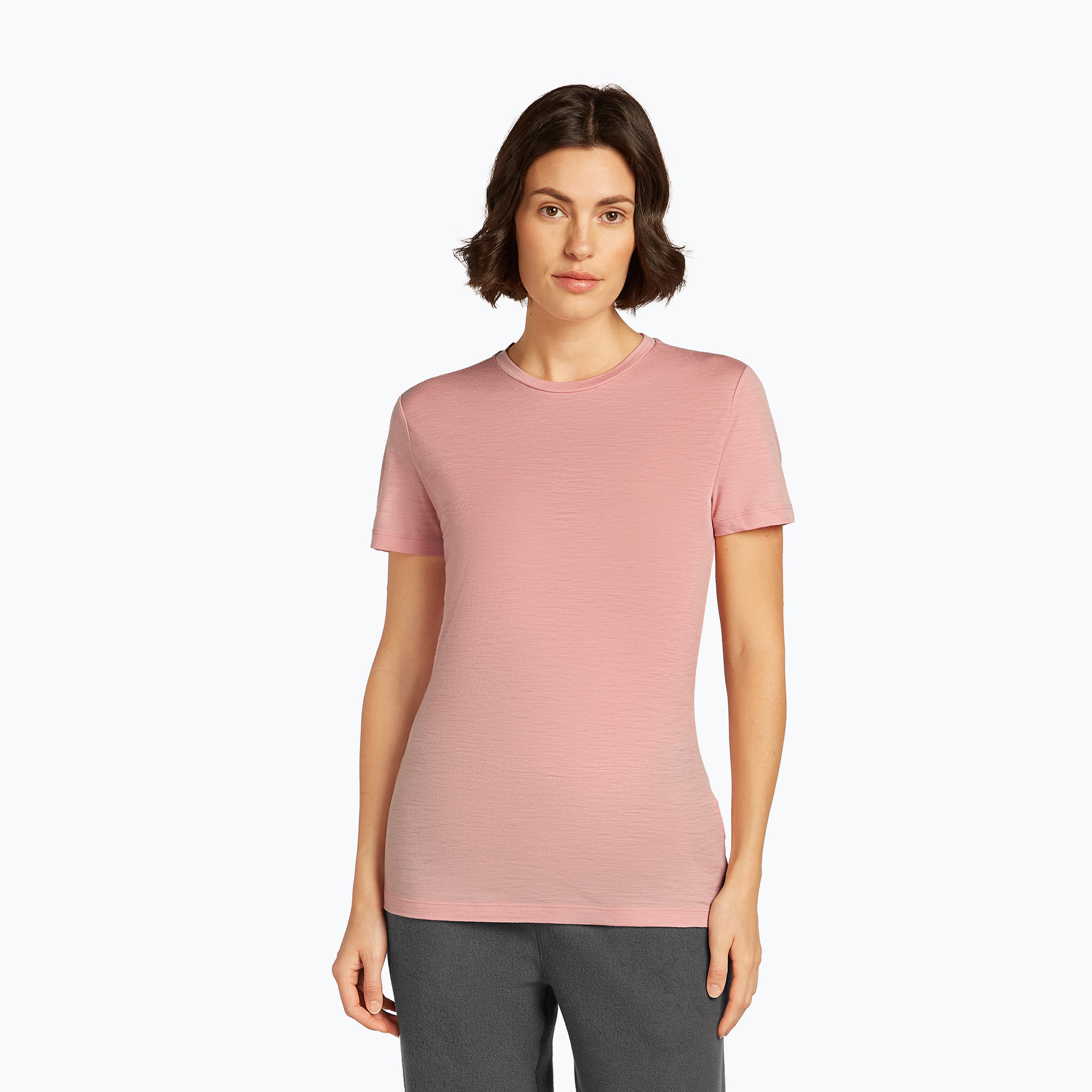 Koszulka trekkingowa damska icebreaker Merino 150 Tech Lite III Tee blush 