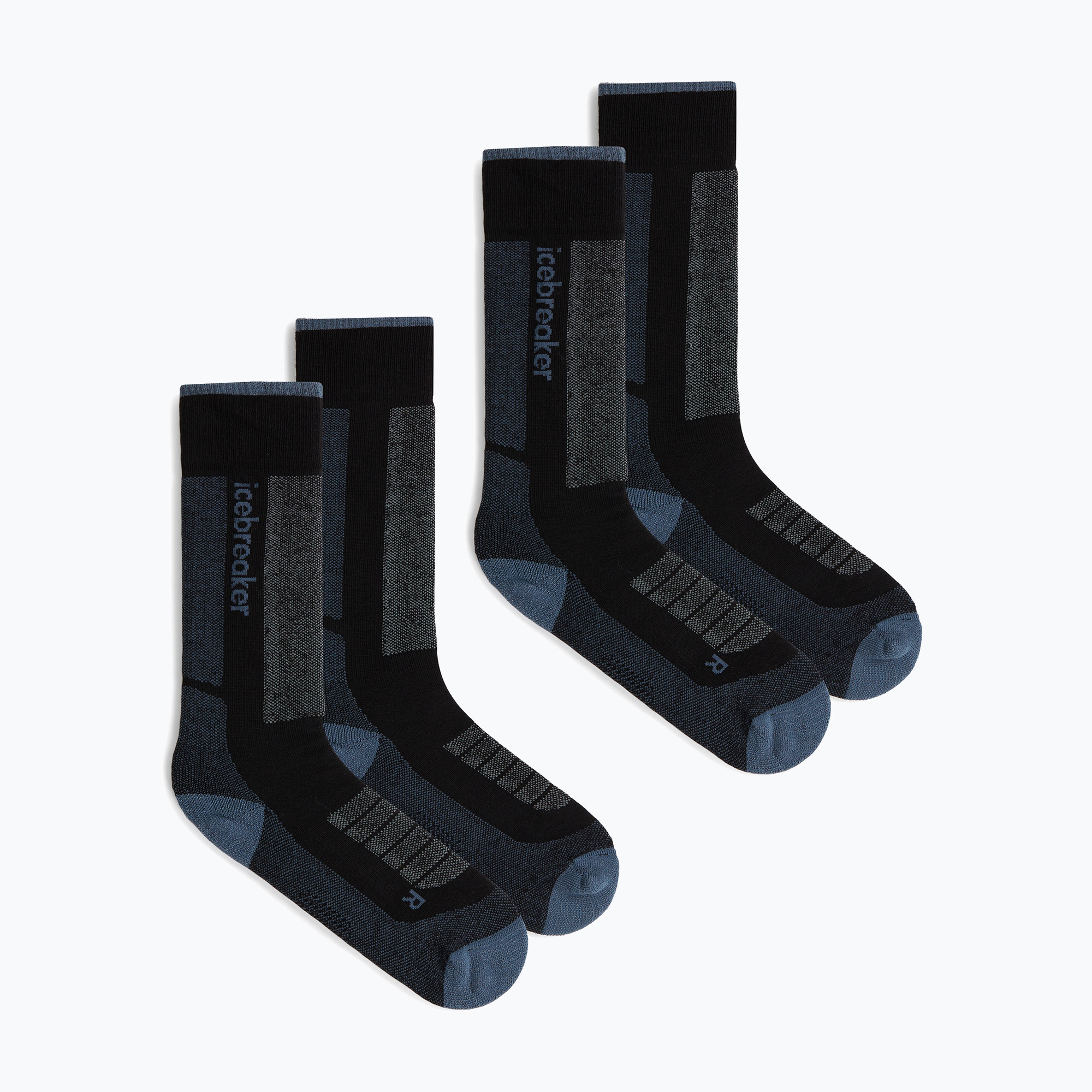Дамски скоирски чорапи  Icebreaker Merino Ski  Medium OTC 2 Pack black/dawn/graphite