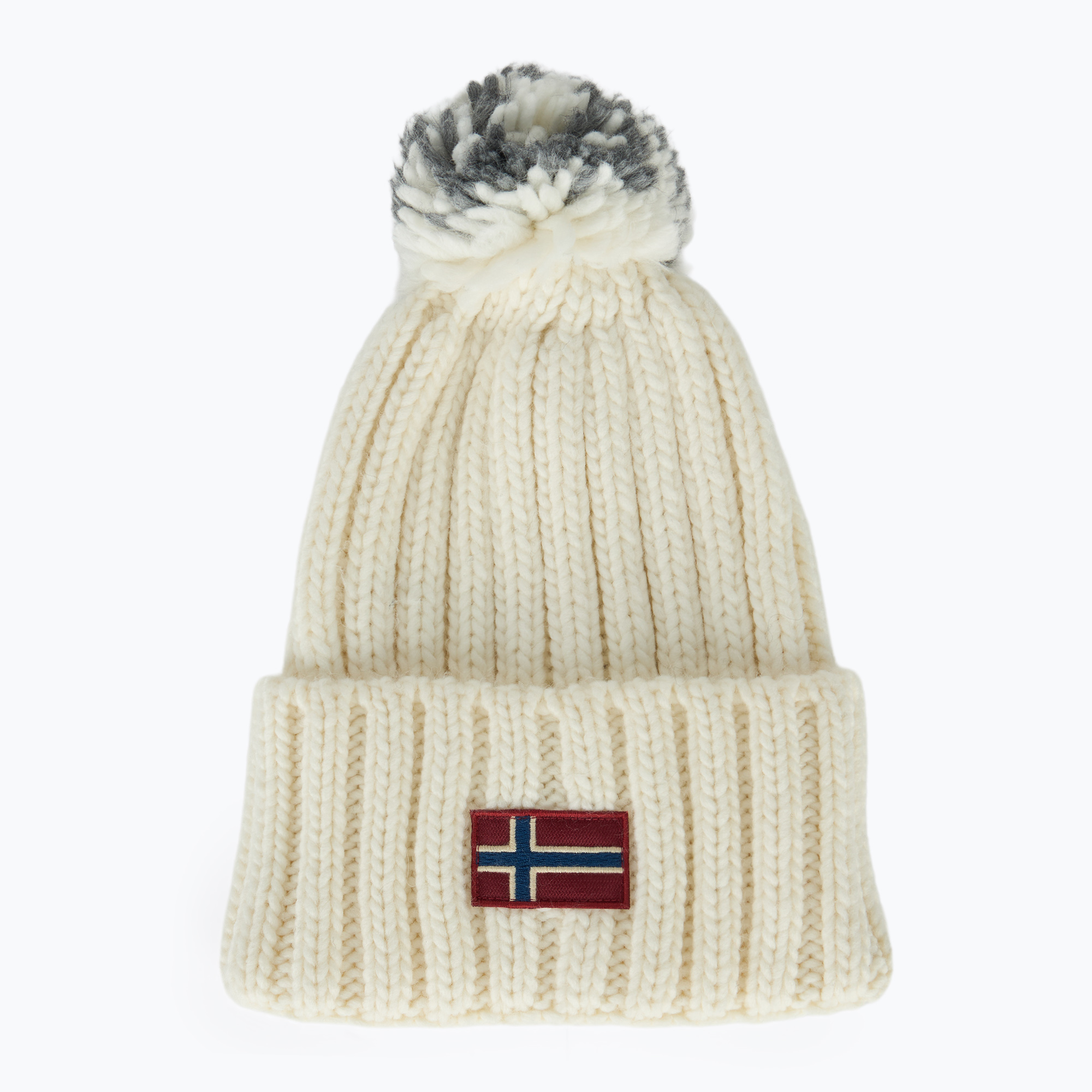 Czapka zimowa damska Napapijri Semiury 3 beige dimity 