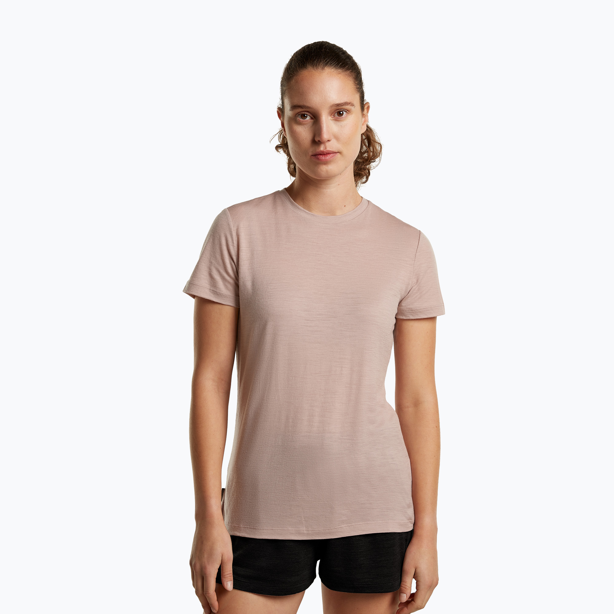 Koszulka trekkingowa damska icebreaker Merino 150 Tech Lite III Tee pink quartz 