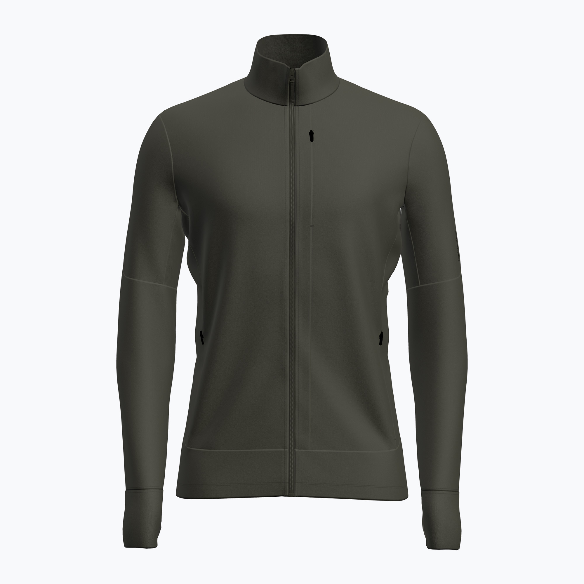 Bluză de trekking pentru bărbați Icebreaker Merino 260 Quantum IV LS Zip dark loden