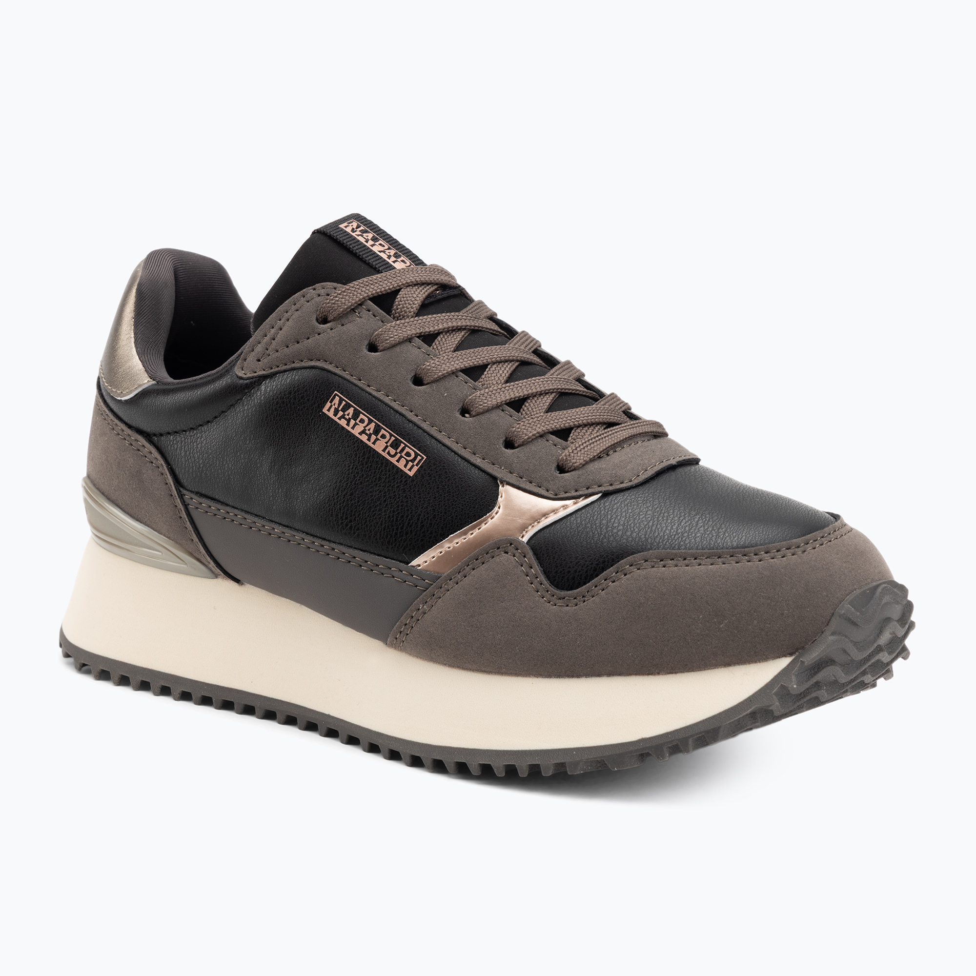 Buty damskie Napapijri Astra black/brown 