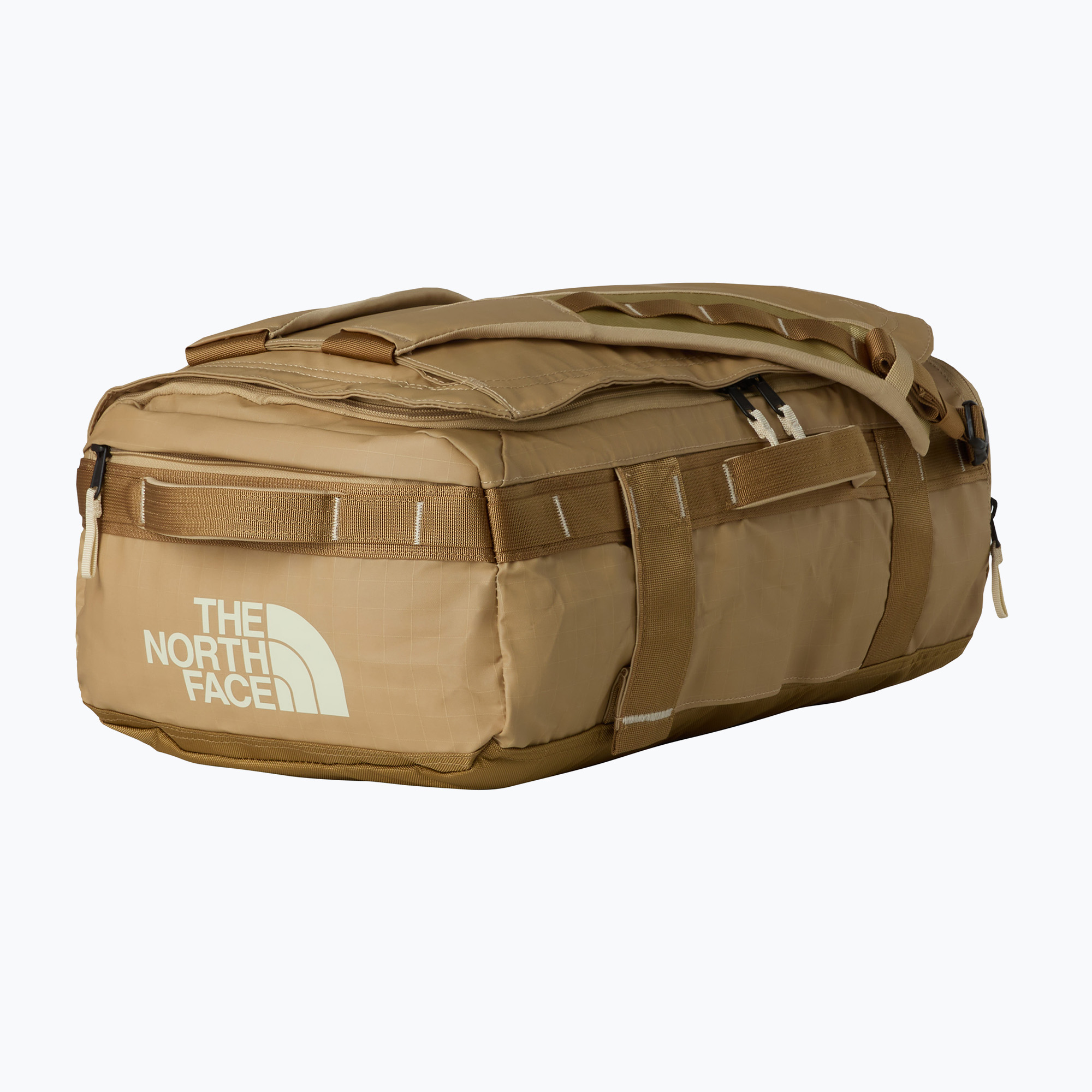 Пътна чанта The North Face Base Camp Voyager Duffel 32 l khaki stone/utility bro