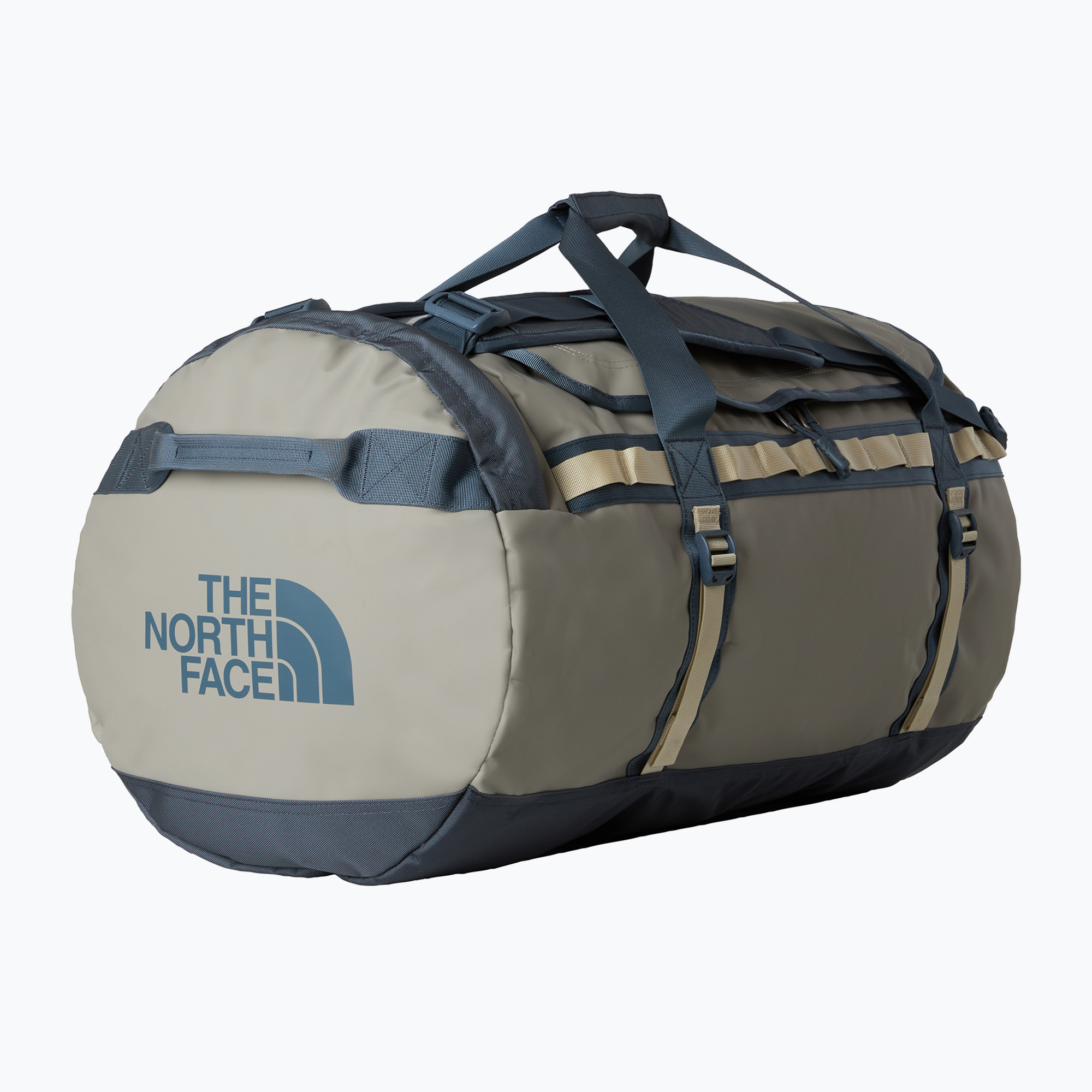 Пътна чанта The North Face Base Camp Duffel L 95 l stone slab/granite grey