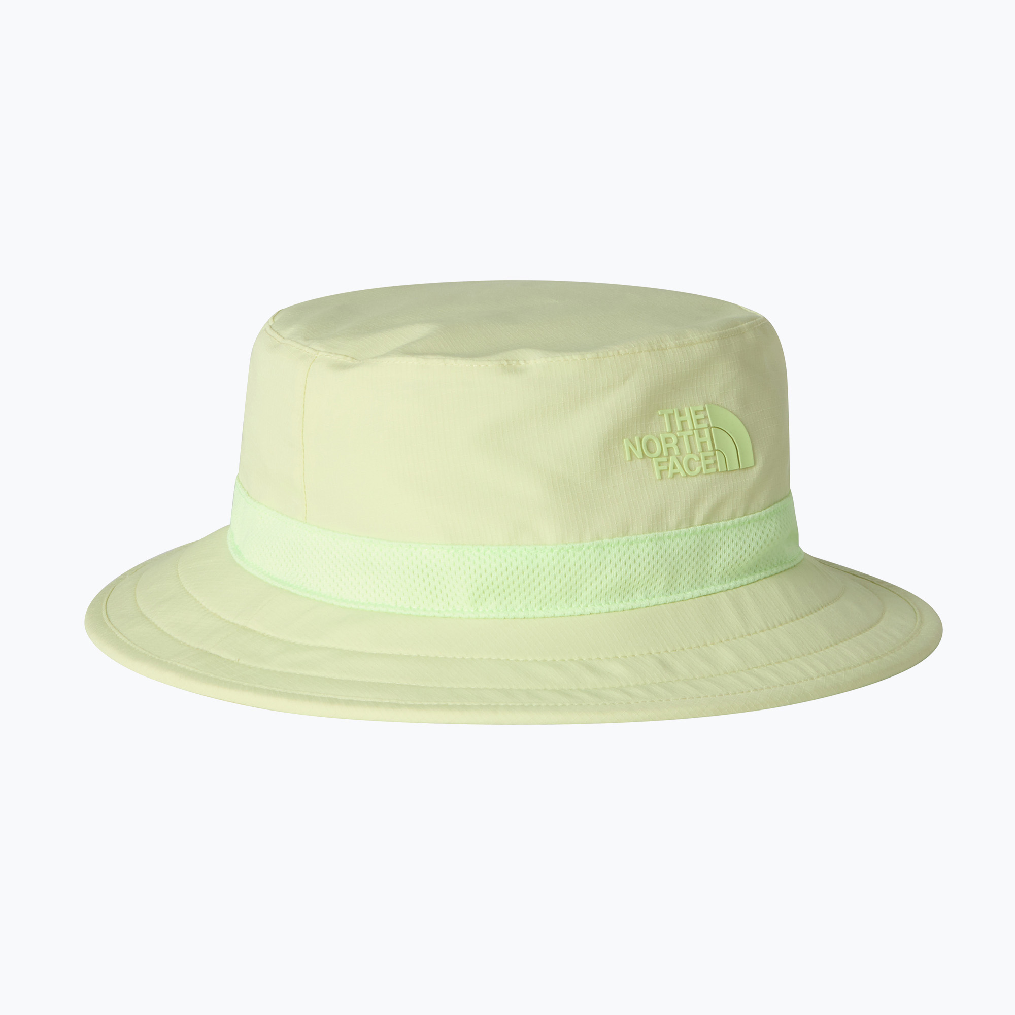 Детска шапка с периферия The North Face Kids Class V Rev Bucket lemon mist logo weather topo phantom print