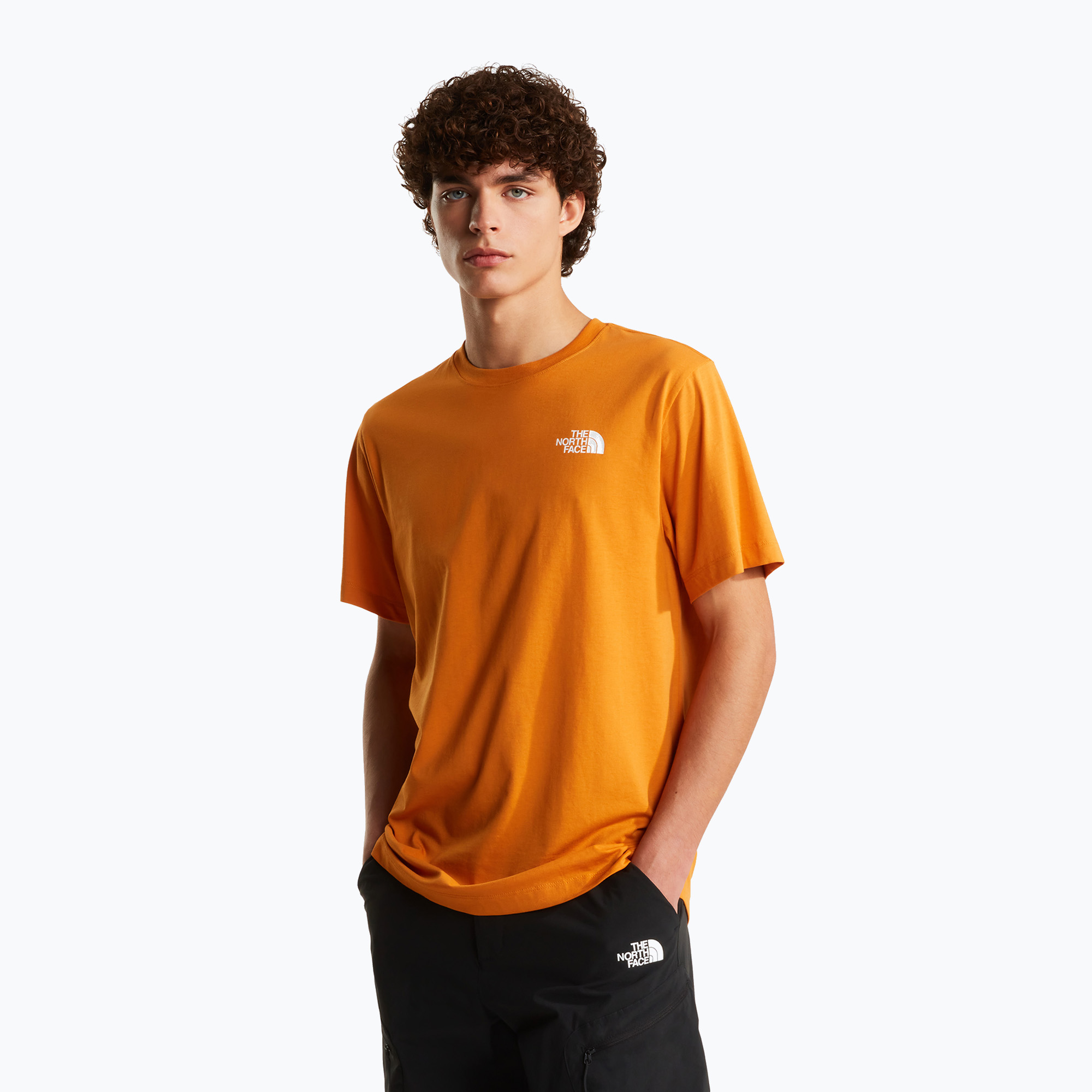 Tricou pentru bărbați The North Face Evolution Box NSE dust orange