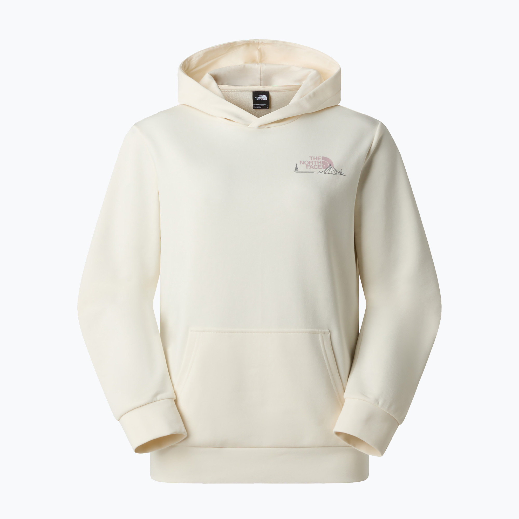 Bluza damska The North Face Monte Regular Hoodie Graphic white dune 