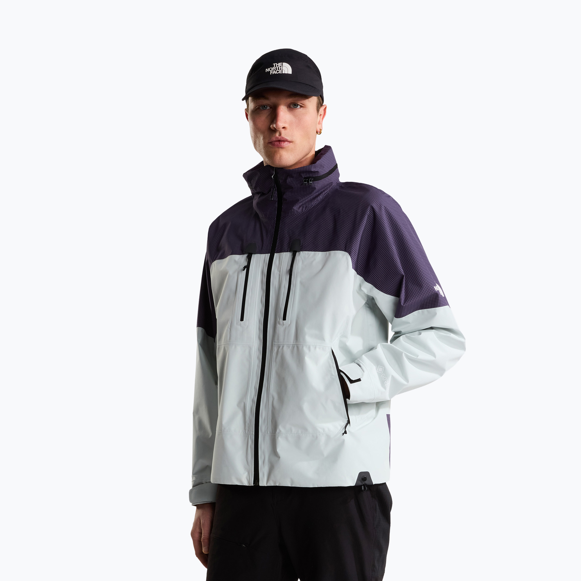 Kurtka przeciwdeszczowa męska The North Face HKE Devils Thumb GTX  pearl stone/endless dusk 