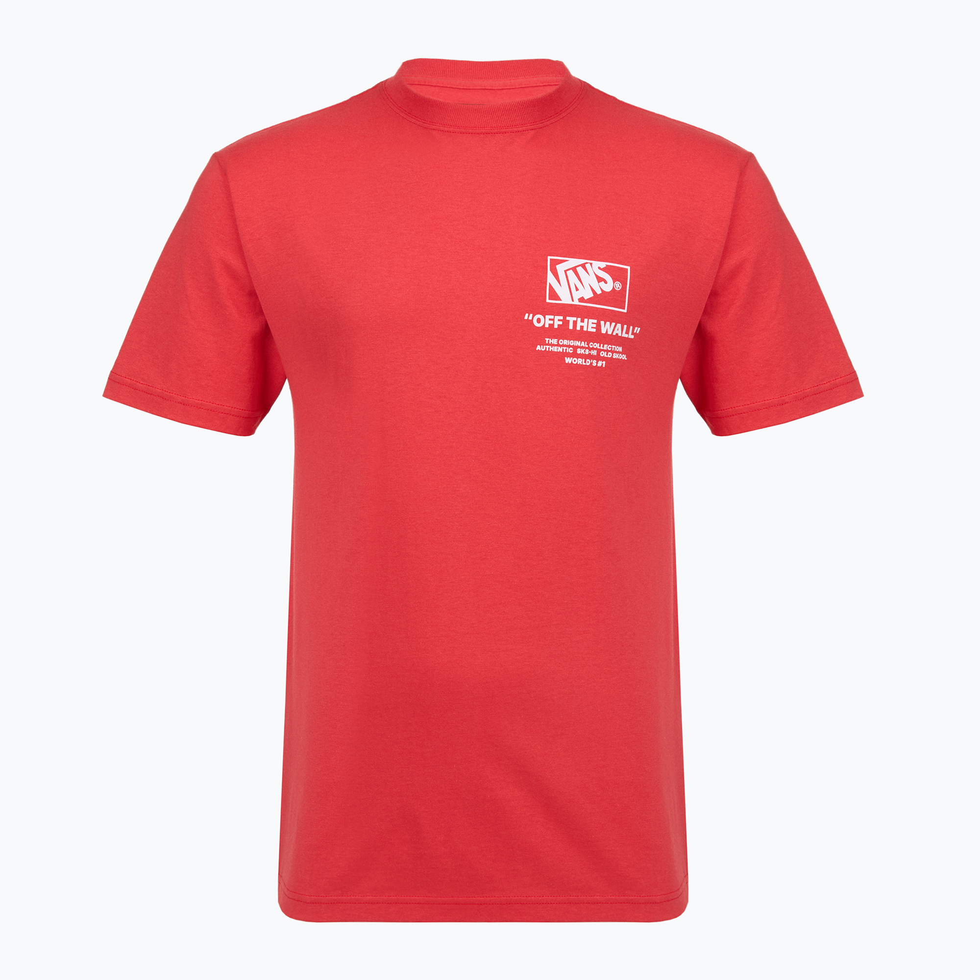 Tricou pentru bărbați Vans Stacked Hi Tee crimson haze