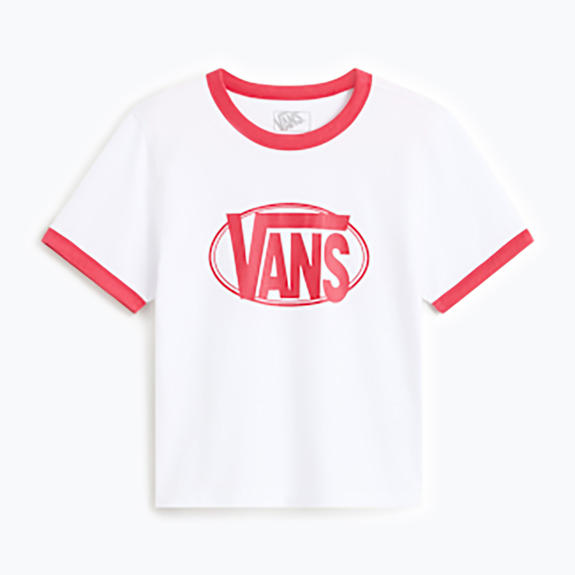 Дамска тениска Vans Center Chest Ringer Tee white