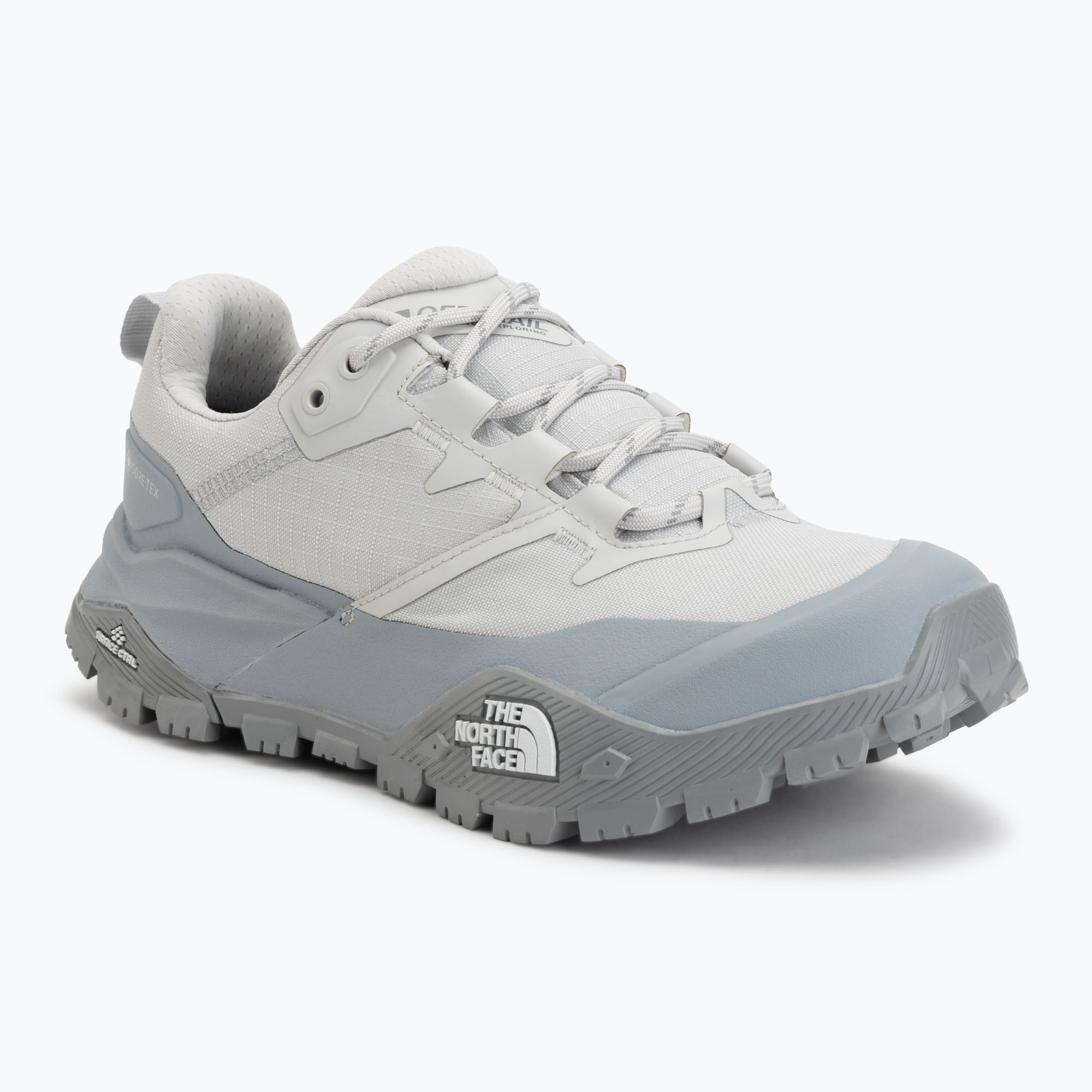 Buty turystyczne damskie The North Face Offtrail Hike Gore-Tex glacier gray/frost grey 
