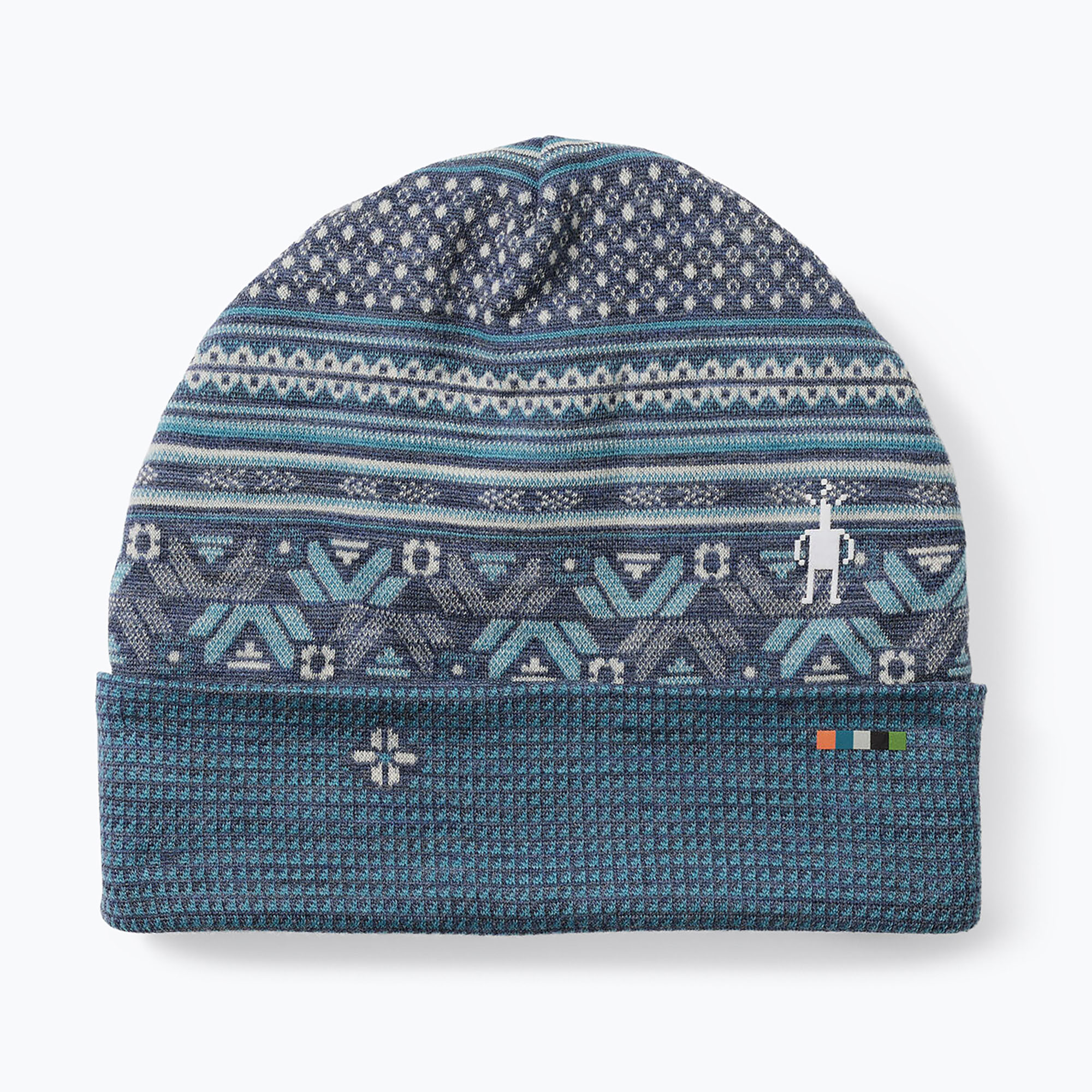 Зимна шапка Smartwool Merino Reversible Cuffed nightfall fair isle fun