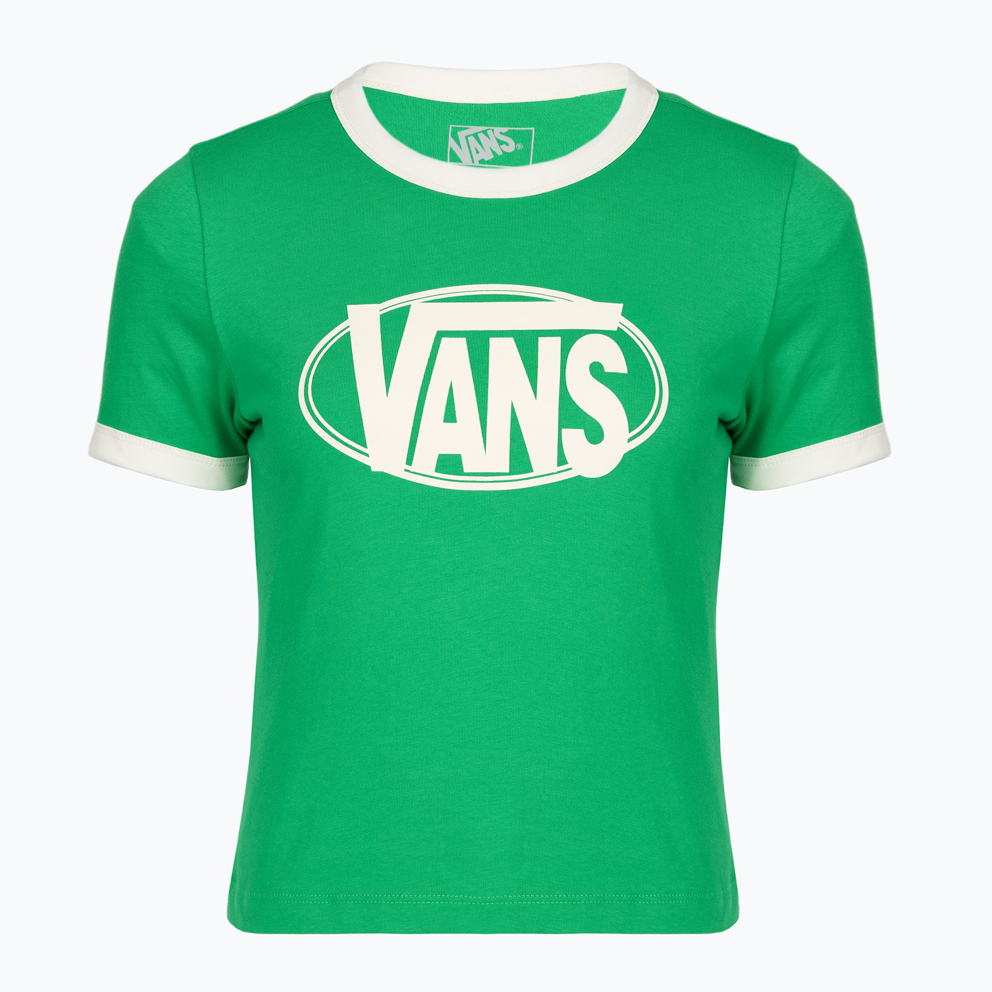 Дамска тениска Vans Center Chest Ringer Tee vivid verdant
