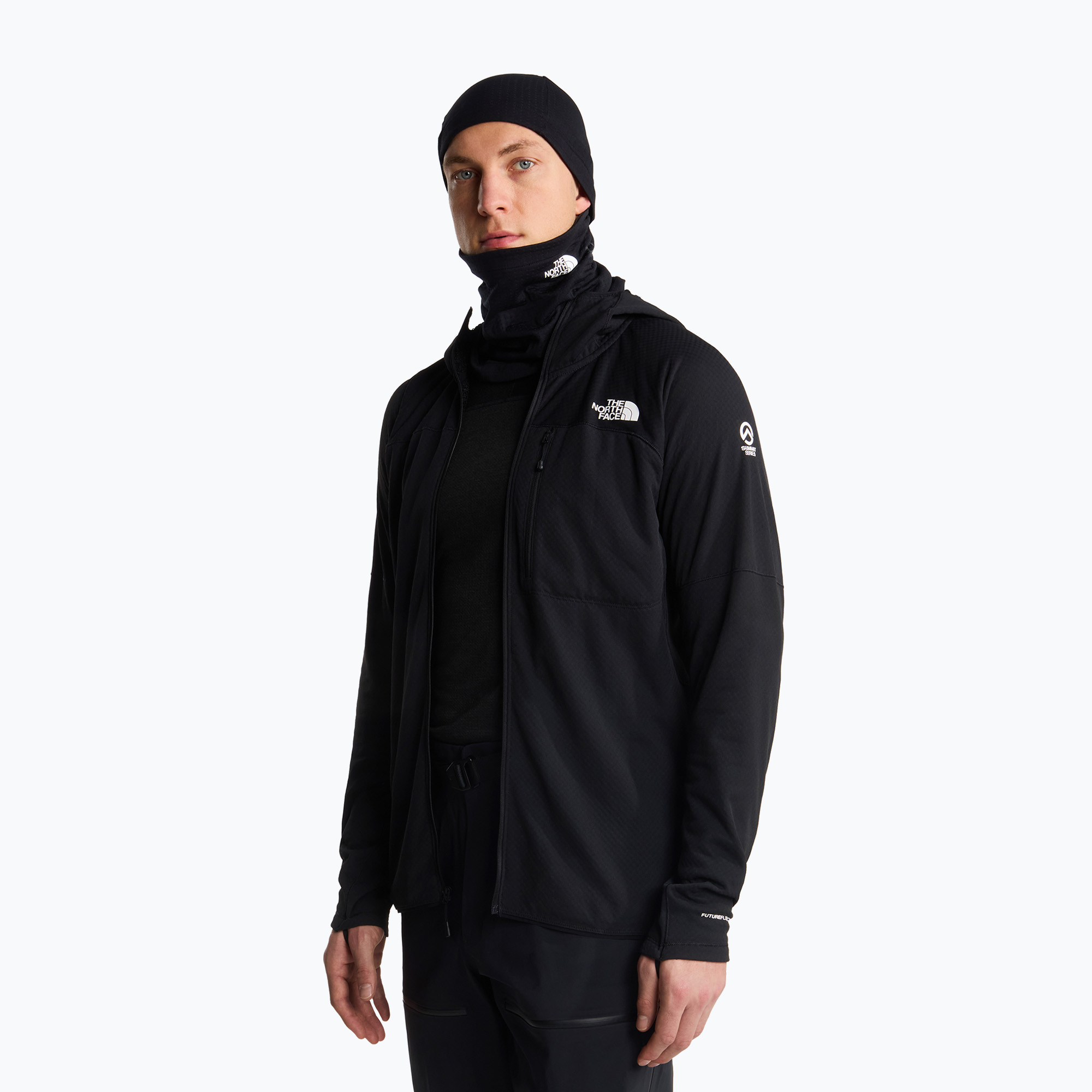 Bluză de trekking pentru bărbați The North Face Summit Futurefleece Full Zip Hoodie tnf black