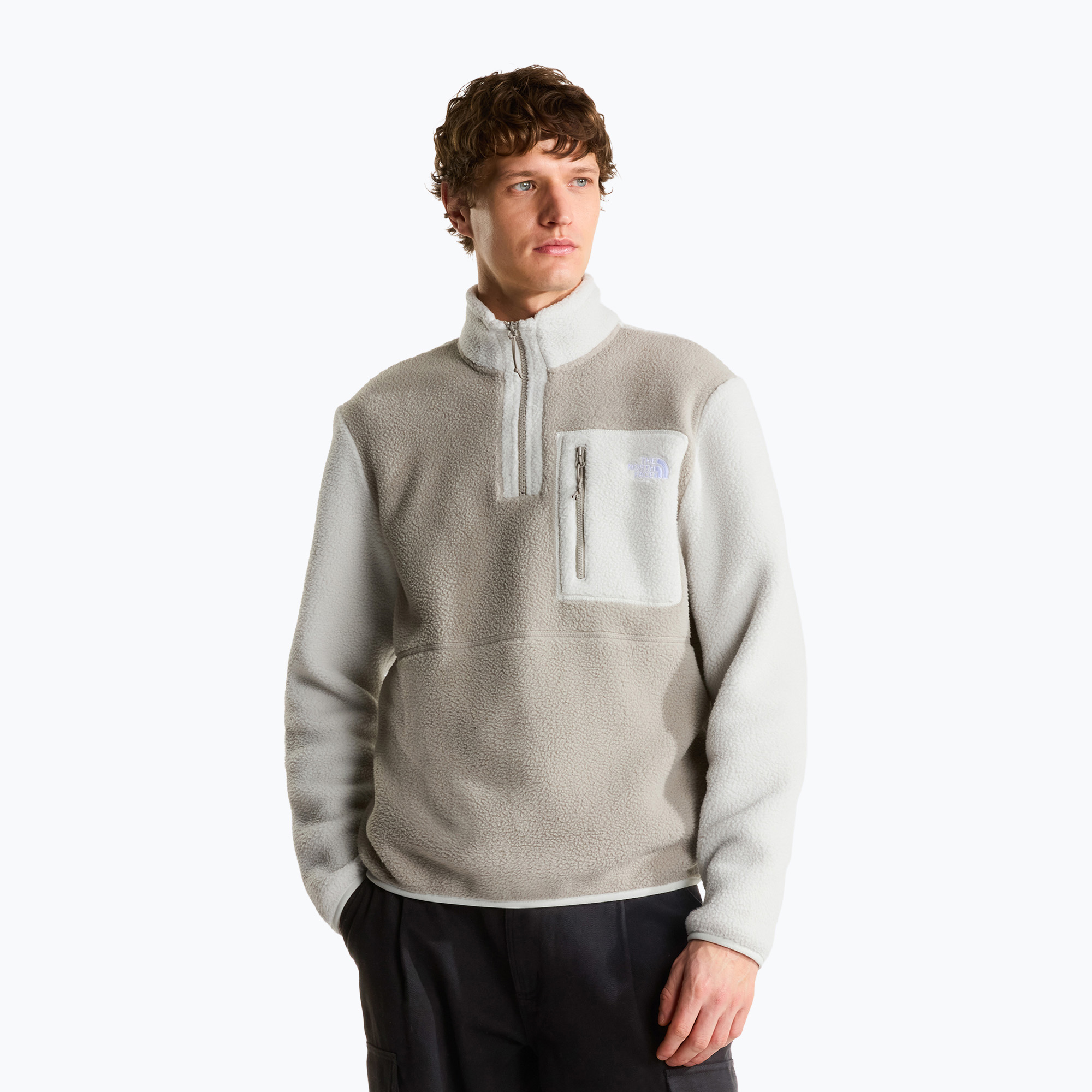 Bluză fleece pentru bărbați The North Face Yumiori Full Zip stone slab/cumu