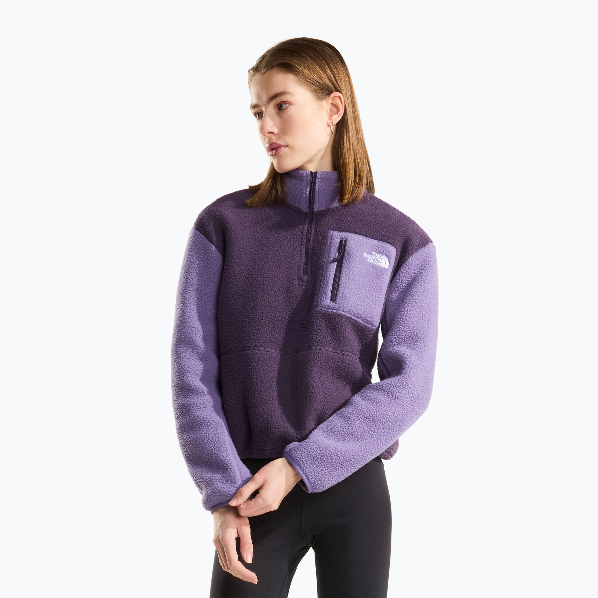 Дамски поларен суитшърт The North Face Yumiori 1/4 Zip endless dusk/gr