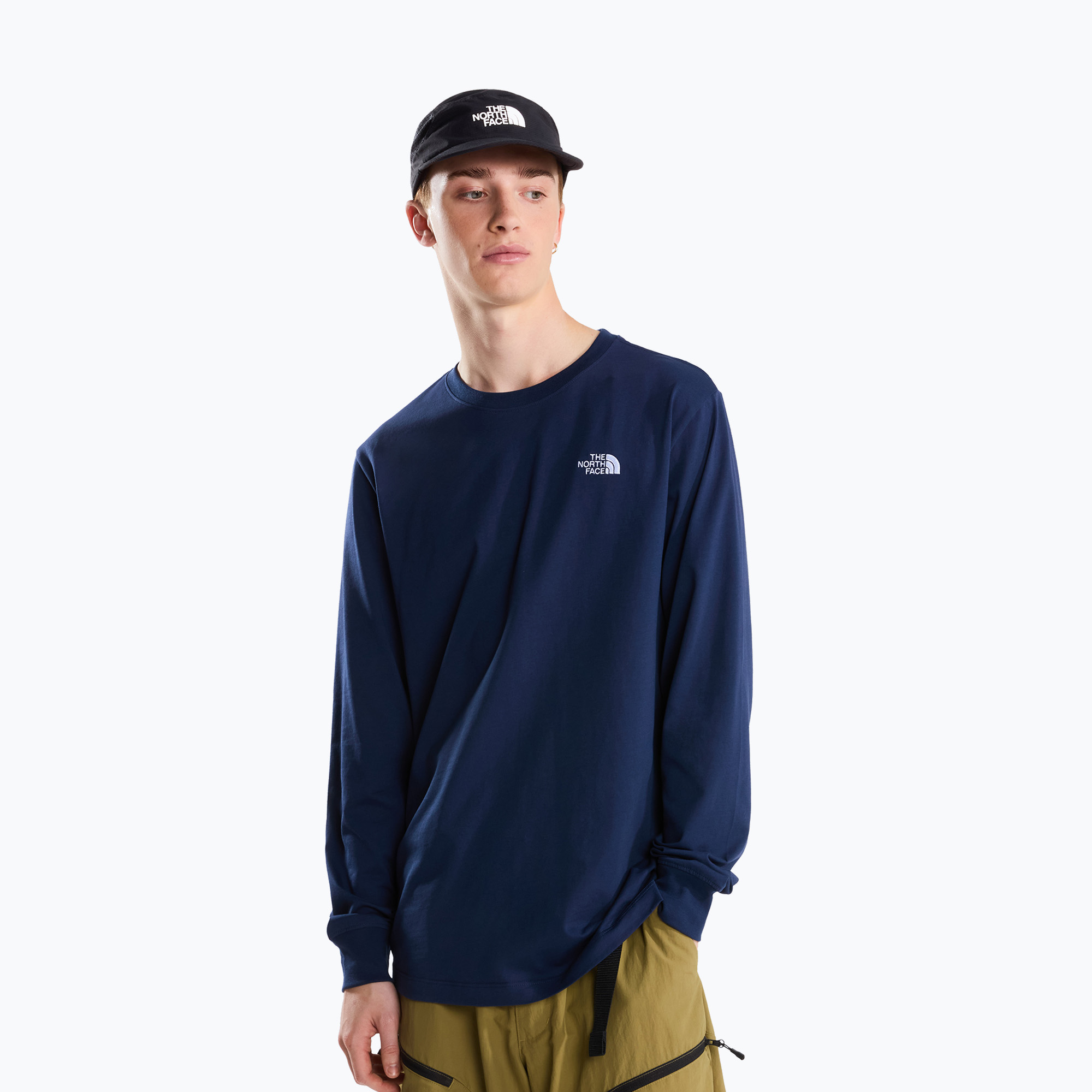 Мъжка трекинг блуза с дълъг ръкав The North Face Evolution Simple Dome Regular LS Tee summit navy