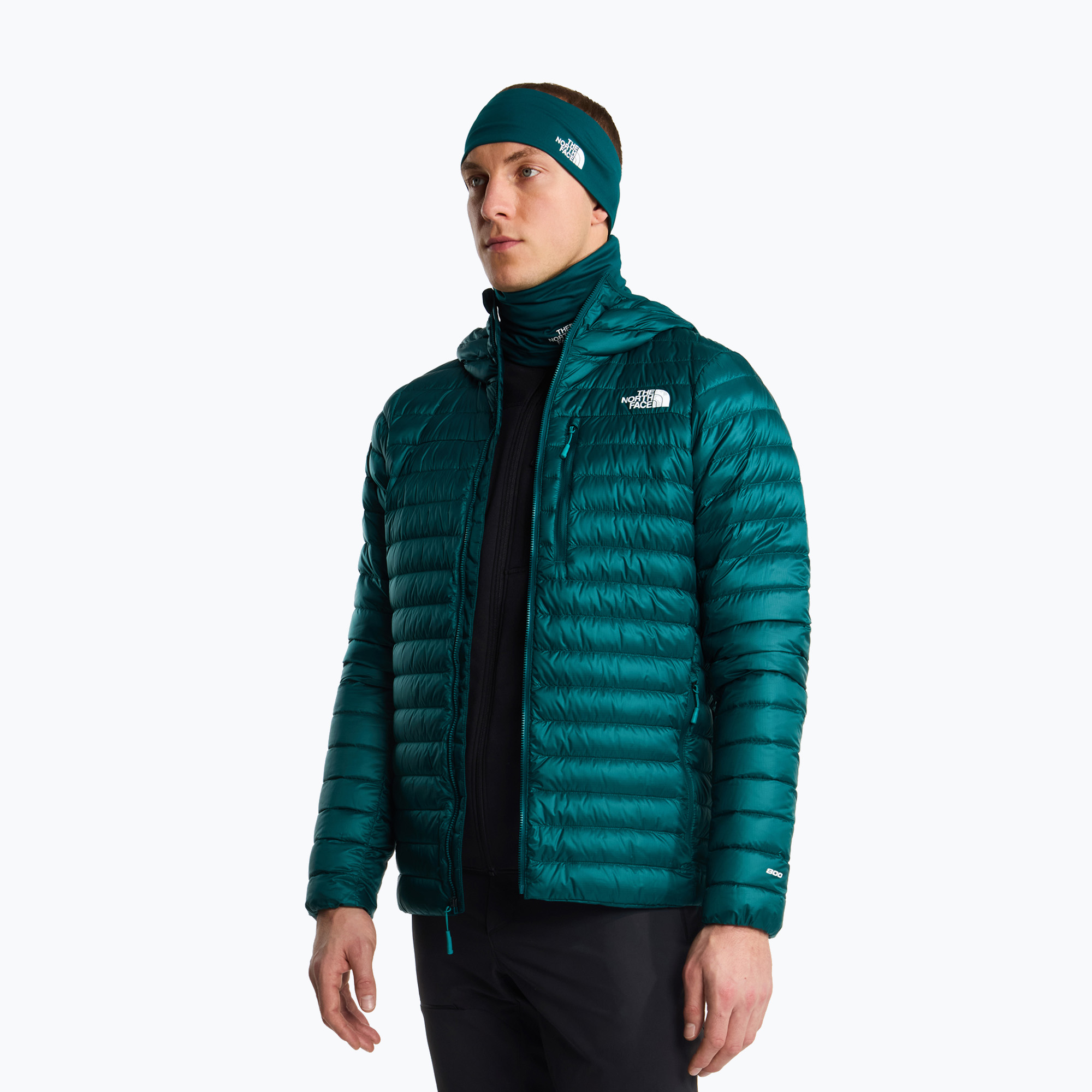 Geacă cu puf pentru bărbați The North Face Bettaforca Lt Down Hoodie pacific teal/restorative