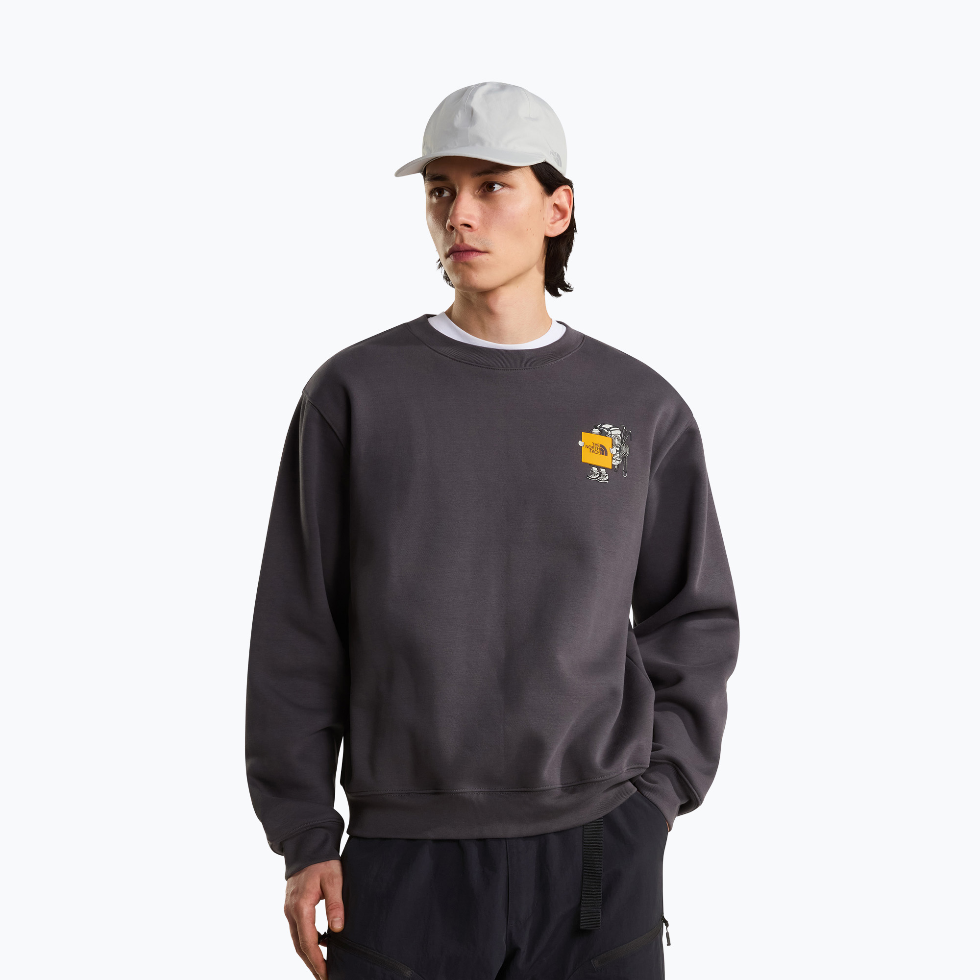 Суитшърт The North Face Gear Up Get Out RLX SS Tee Graphic anthracite grey