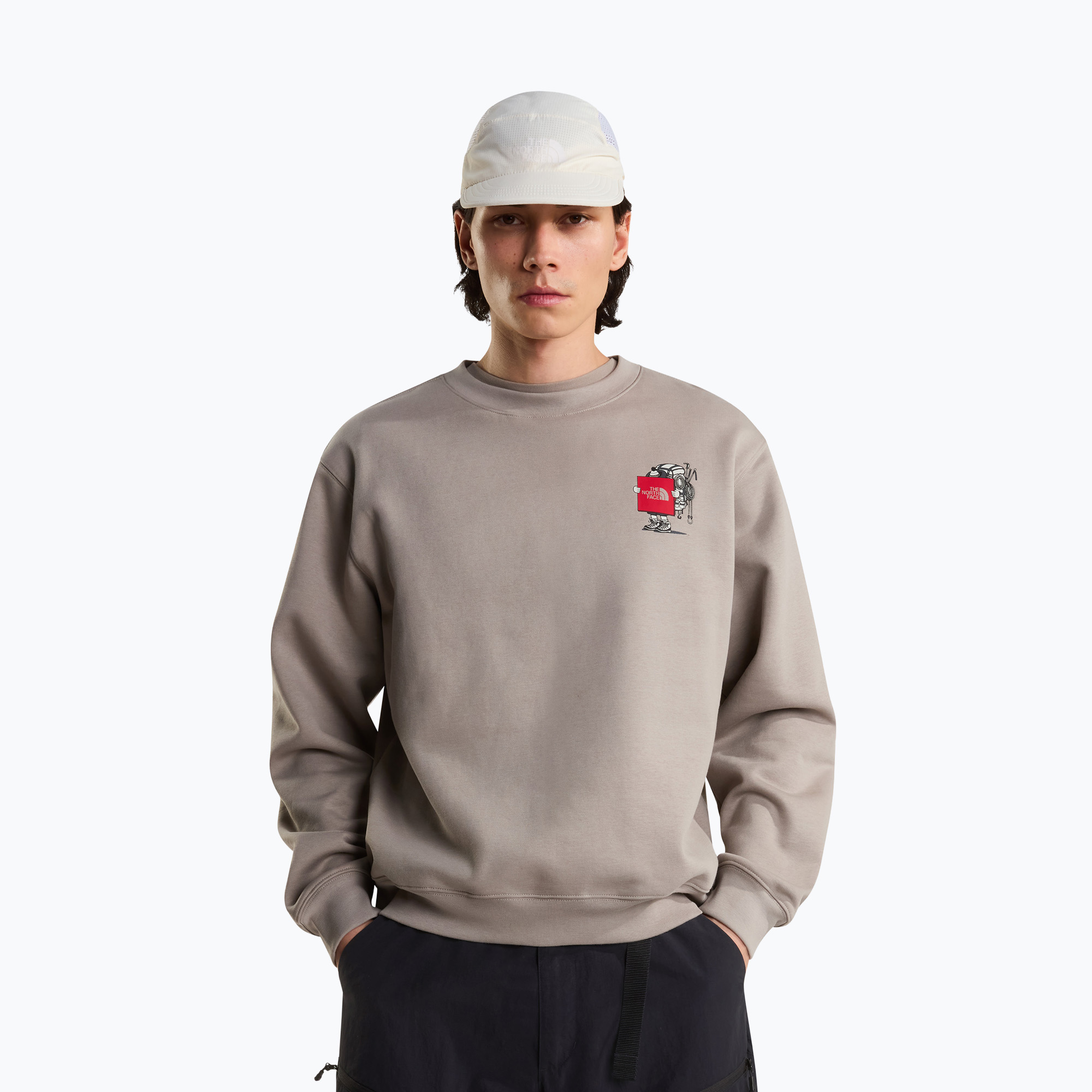 Суитшърт The North Face Gear Up Get Out RLX SS Tee Graphic stone slab