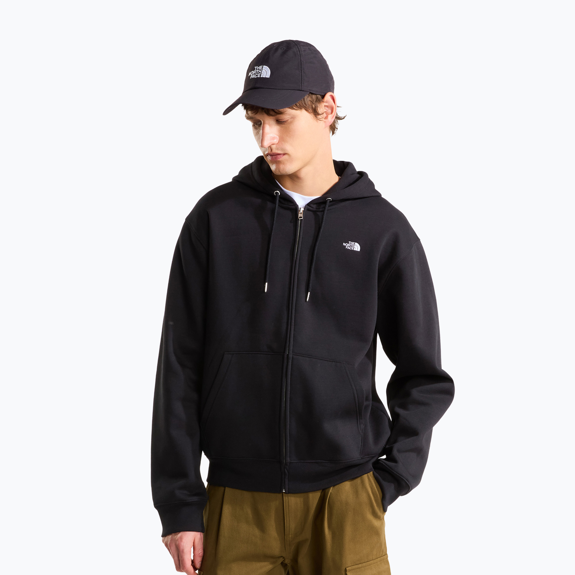 Мъжки суитшърт The North Face Essential Simple Dome RLX Full Zip tnf black