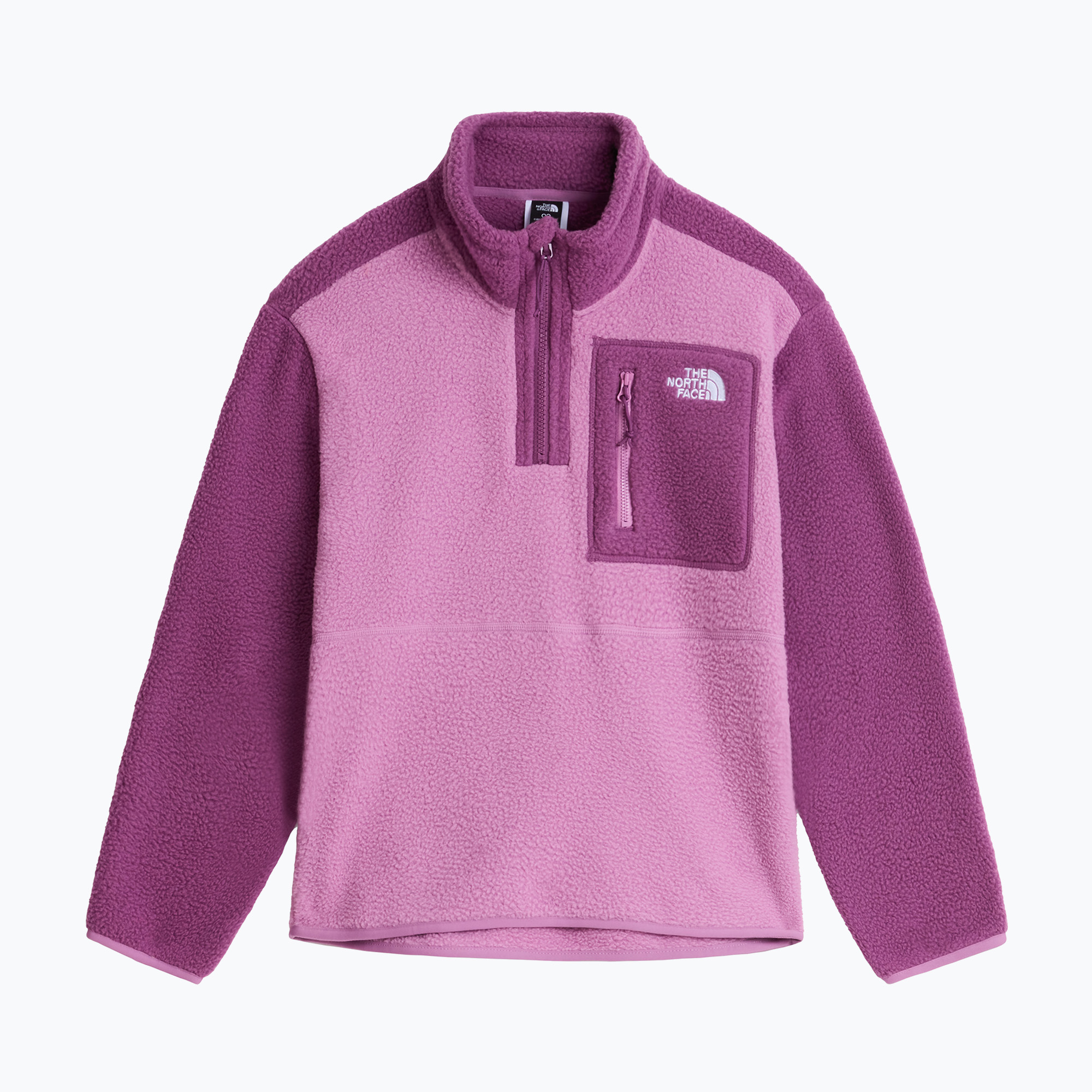 Детски поларен суитшърт The North Face Yumiori 1/4 Zip hushed lavender