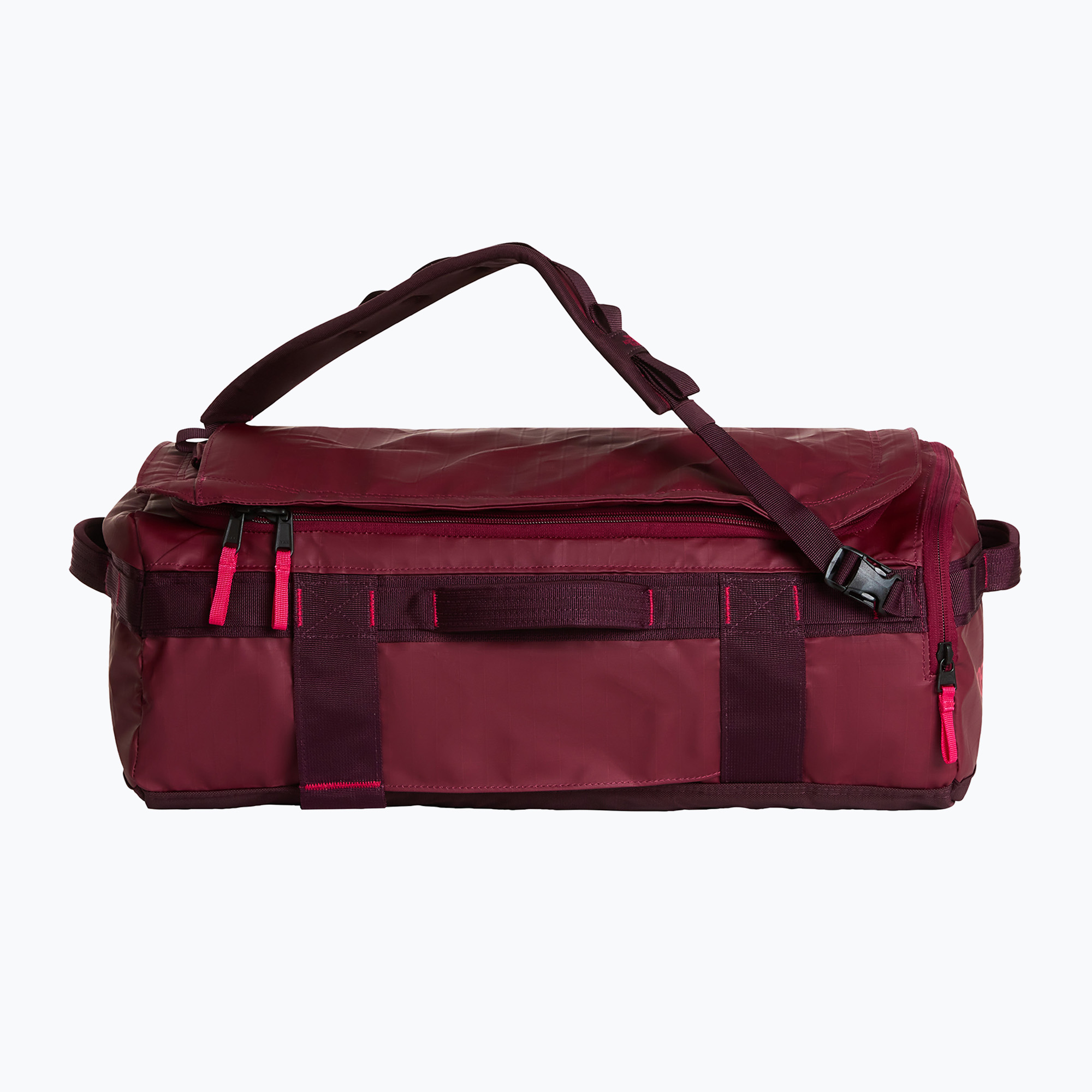 Пътна чанта The North Face Base Camp Voyager Duffel 32 l burgundy crush/deep bur