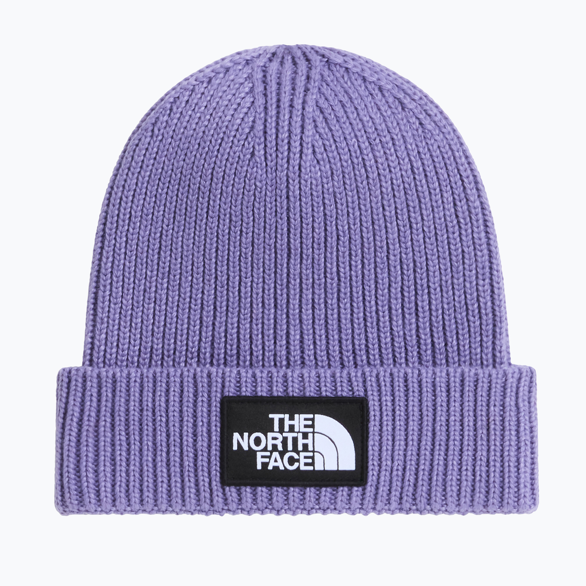 Зимна шапка The North Face Logo Box Cuffed grounded plum