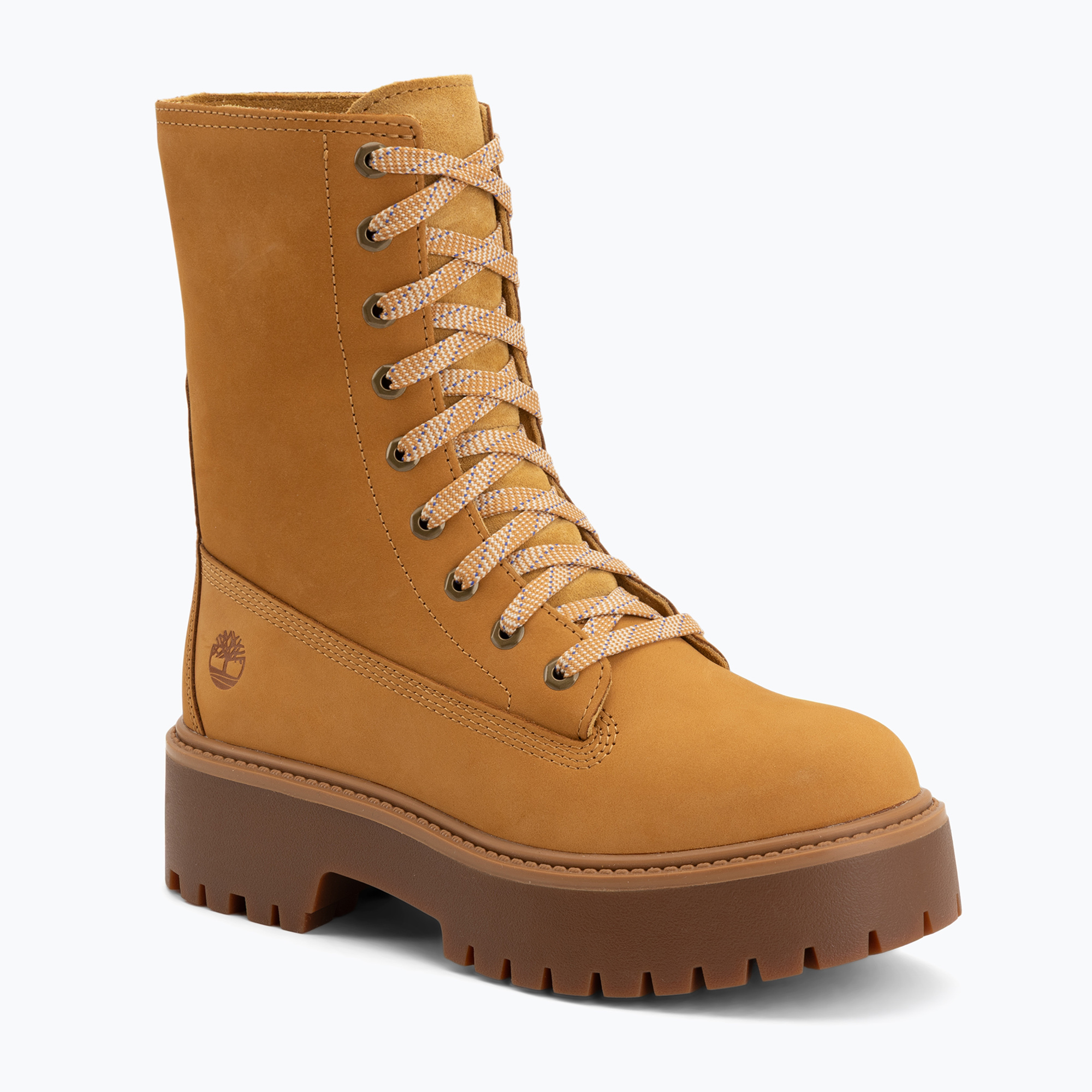 Дамски обувки Timberland Stone Street Mid Lace Up wheat nubuck
