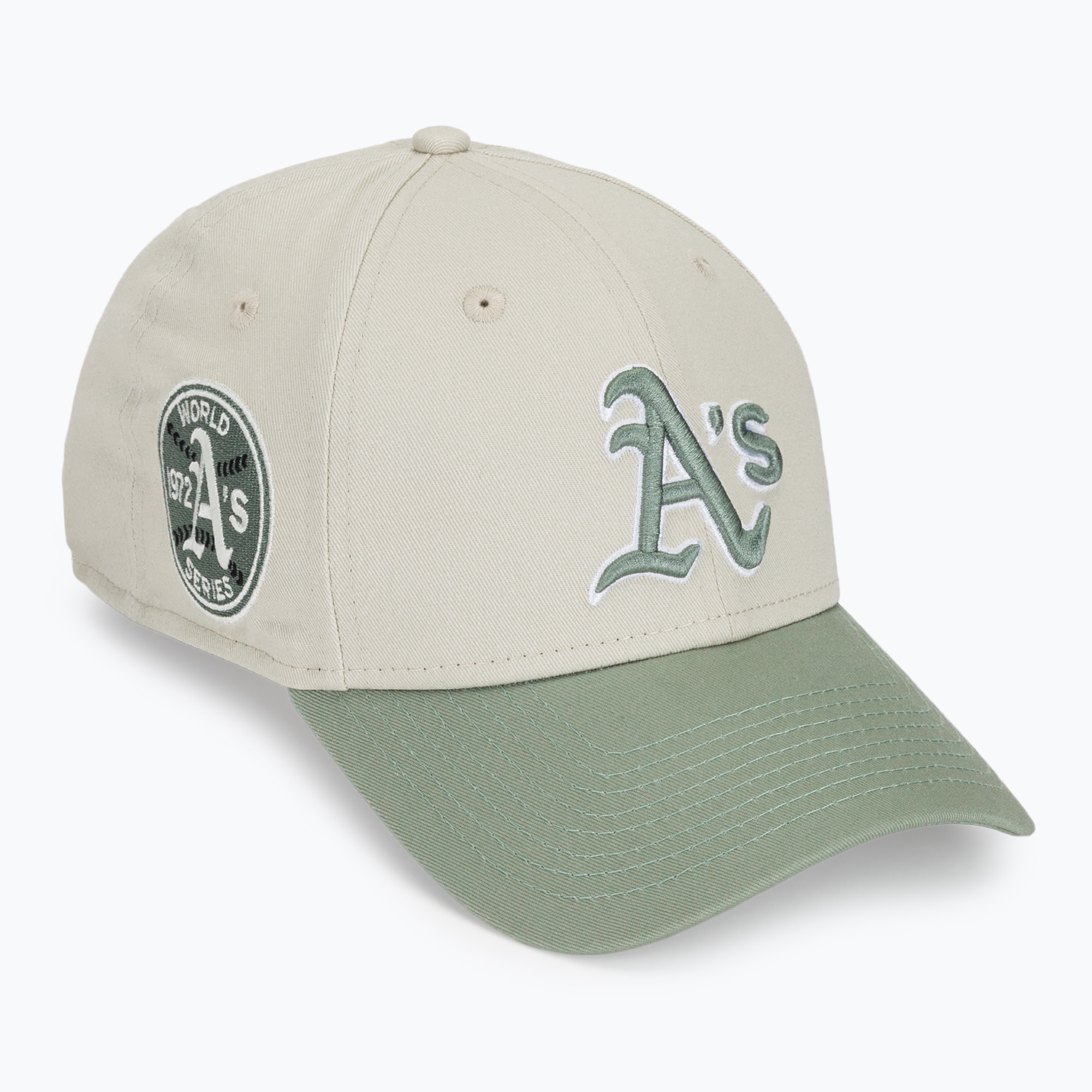New Era WS Patch 9Forty Oakland Athletics бейзболна шапка светло бежова