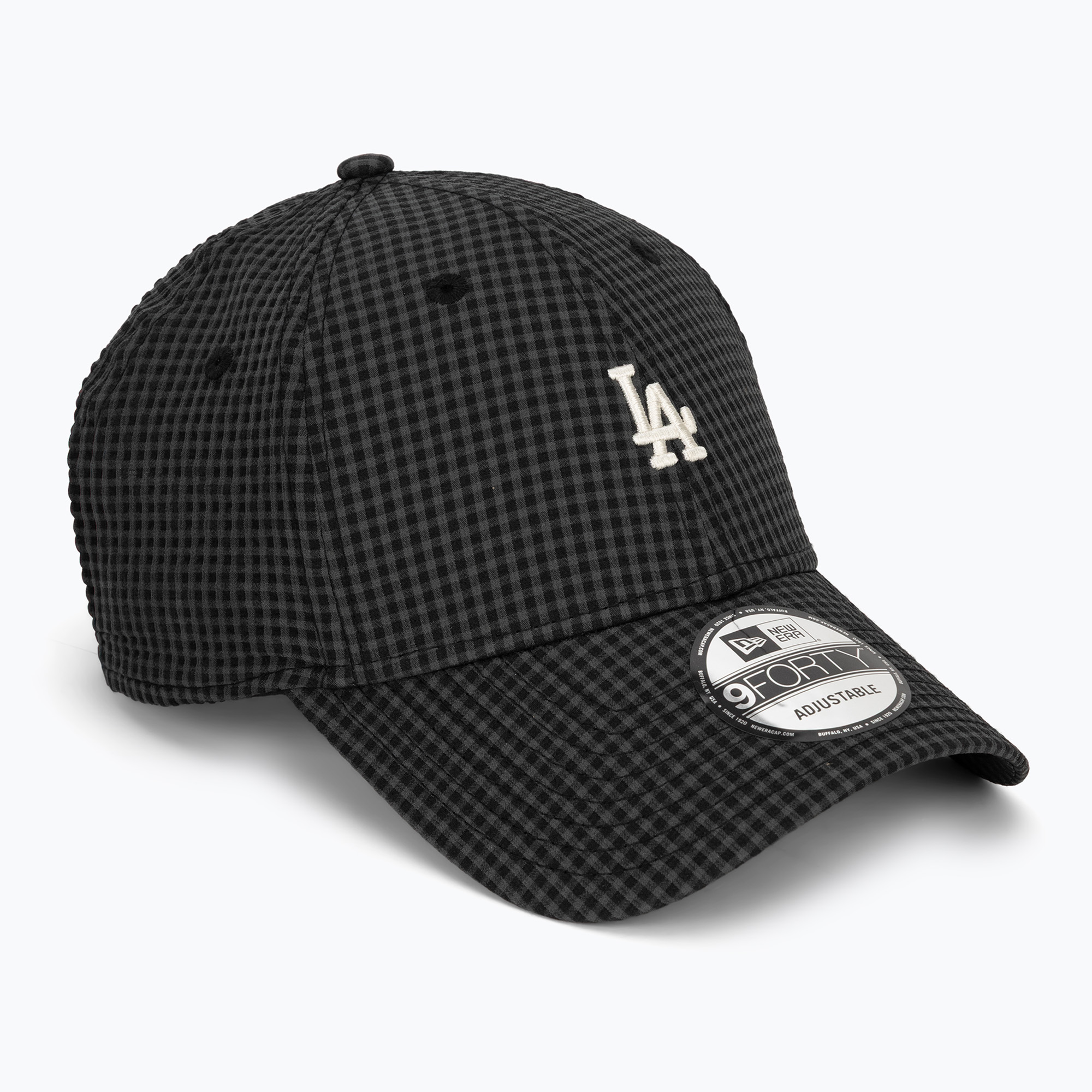 New Era Seersucker 9Forty Los Angeles Dodgers бейзболна шапка черна
