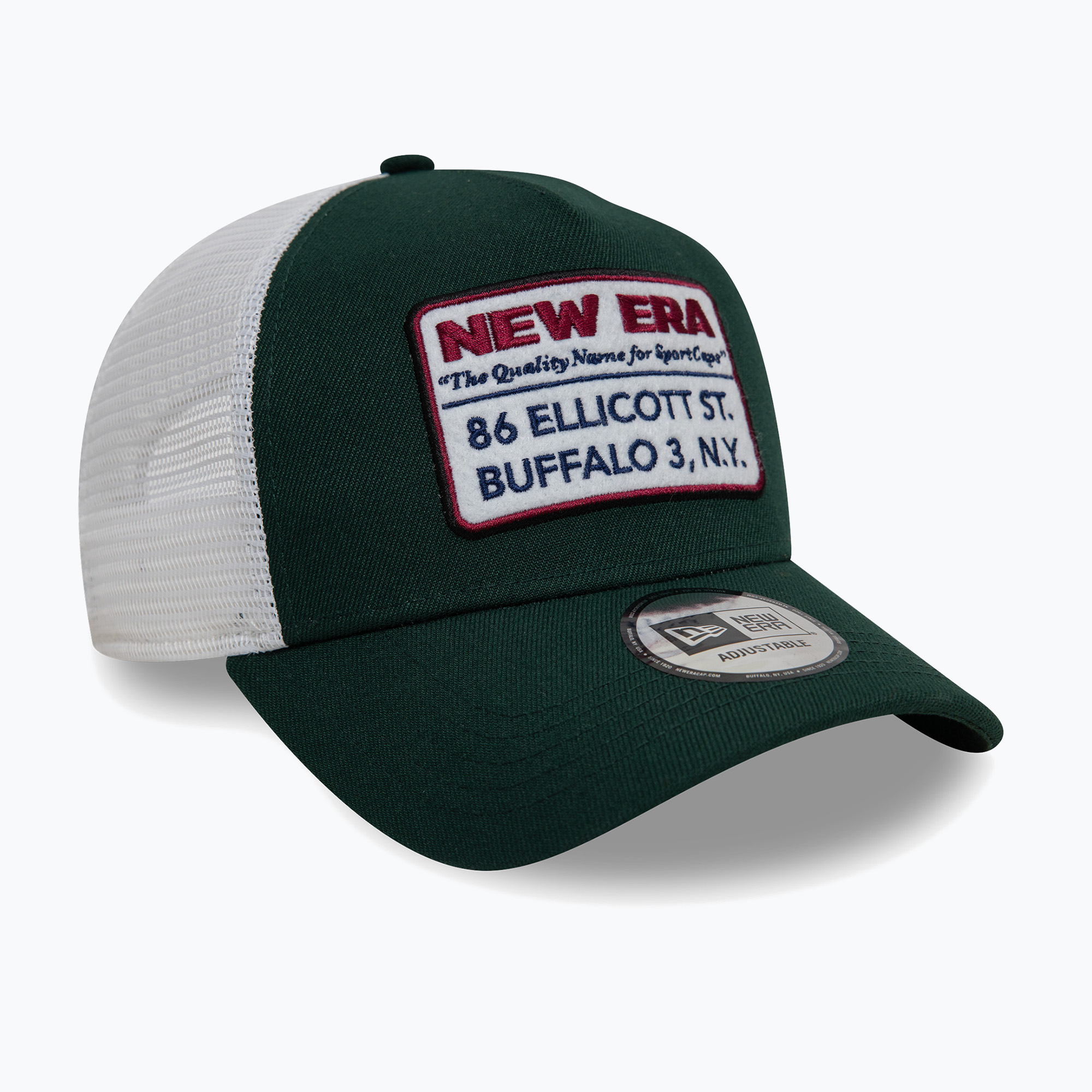 Czapka z daszkiem New Era NE Vintage Trucker dark green 