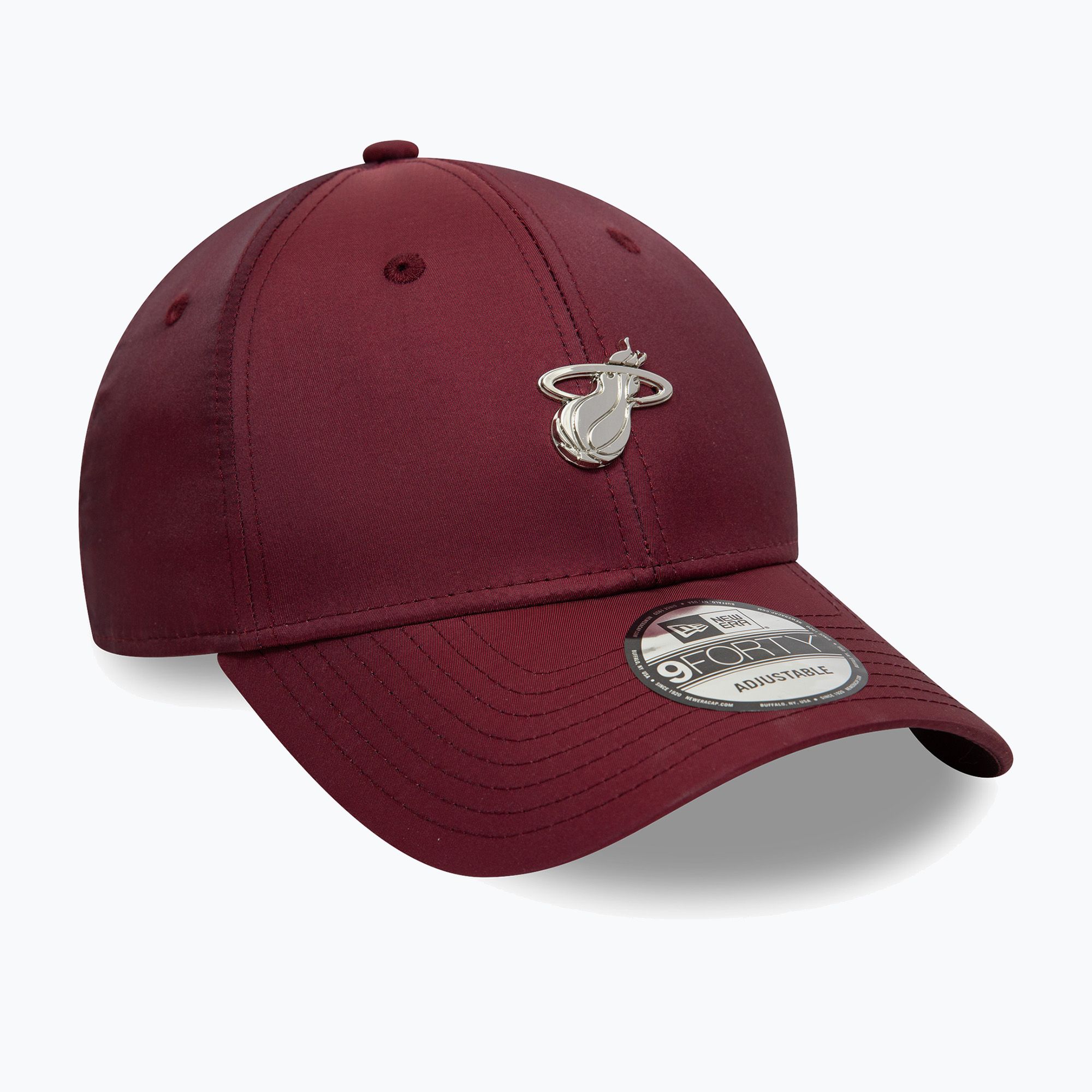 Czapka z daszkiem New Era NBA Tech 9Forty Maiami Heat dark red 