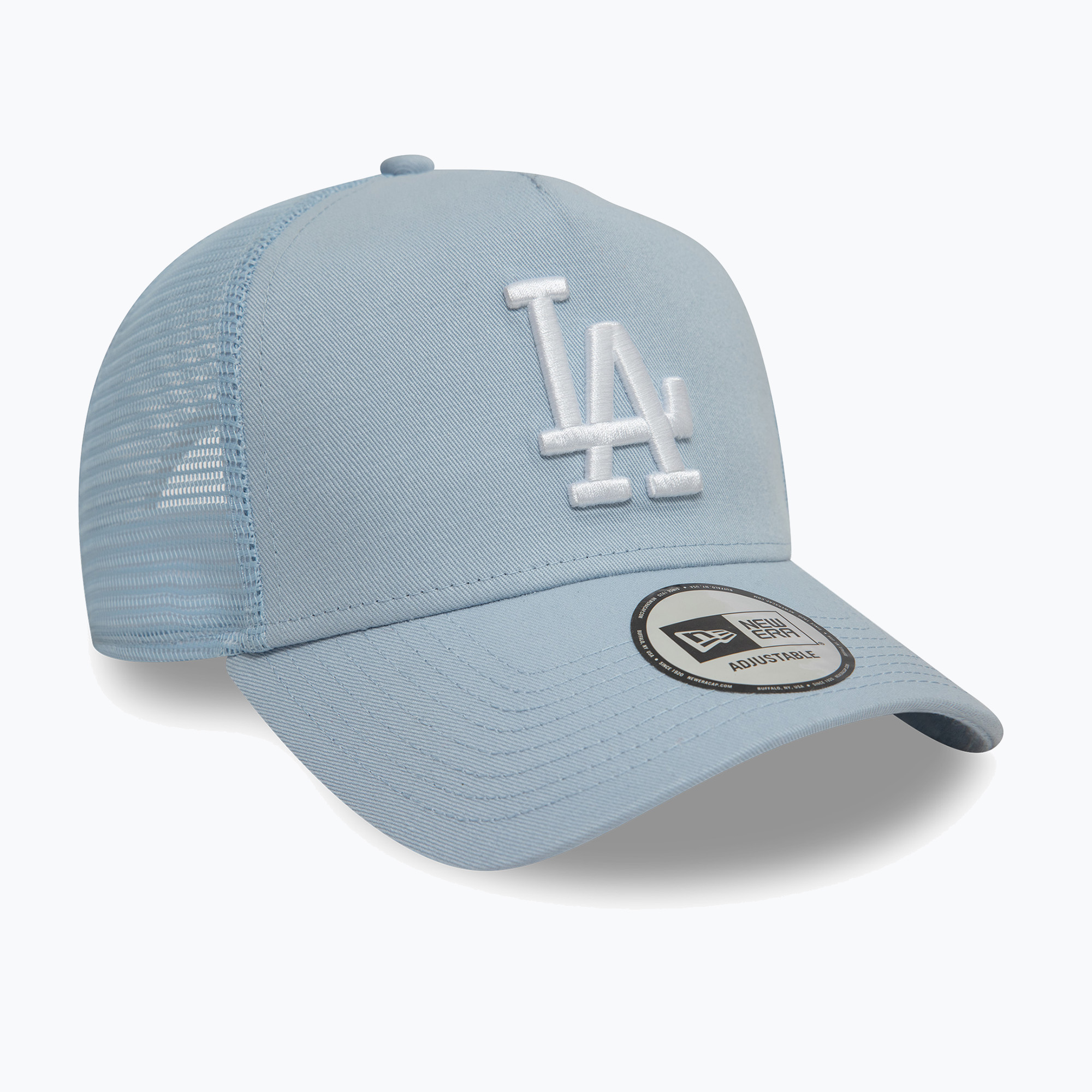 Czapka z daszkiem New Era League Essential Trucker Los Angeles Dodgers pastel blue 
