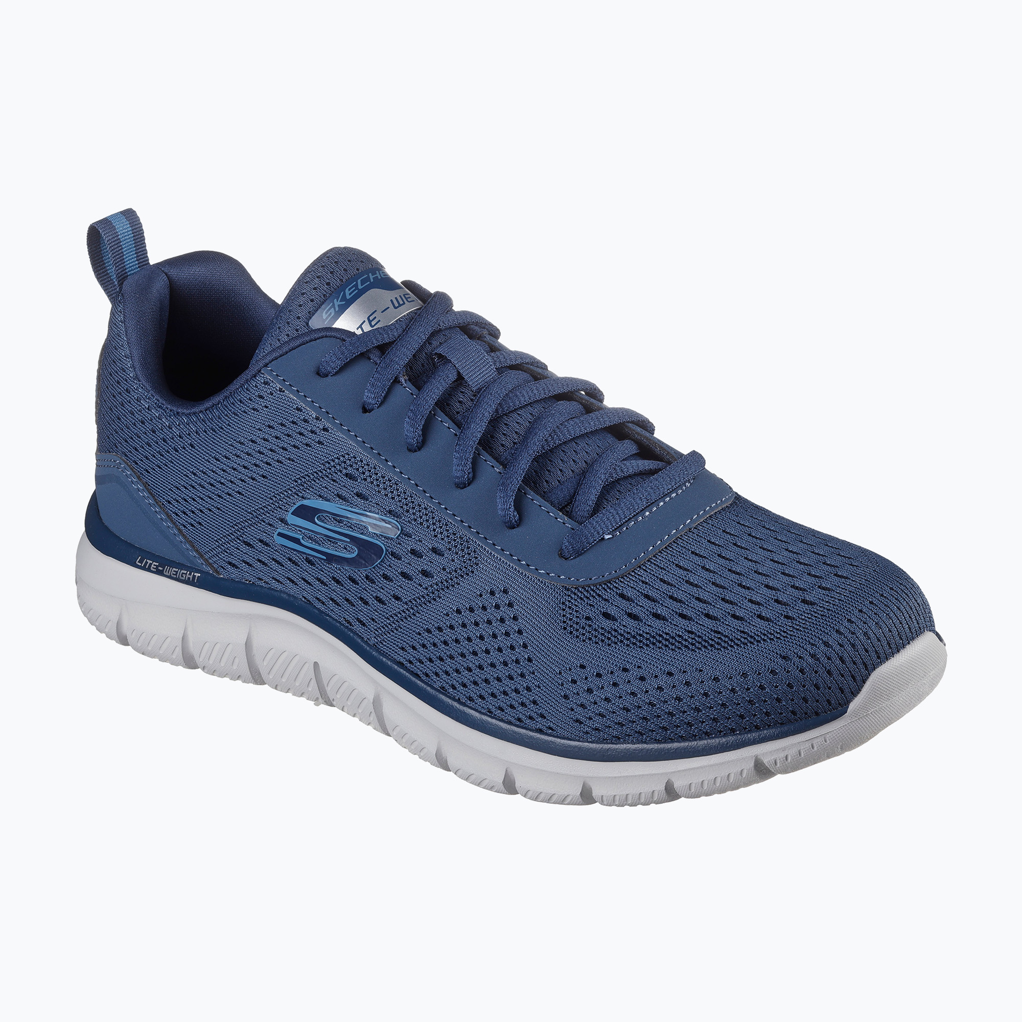 Buty męskie SKECHERS Track Leshur blue 