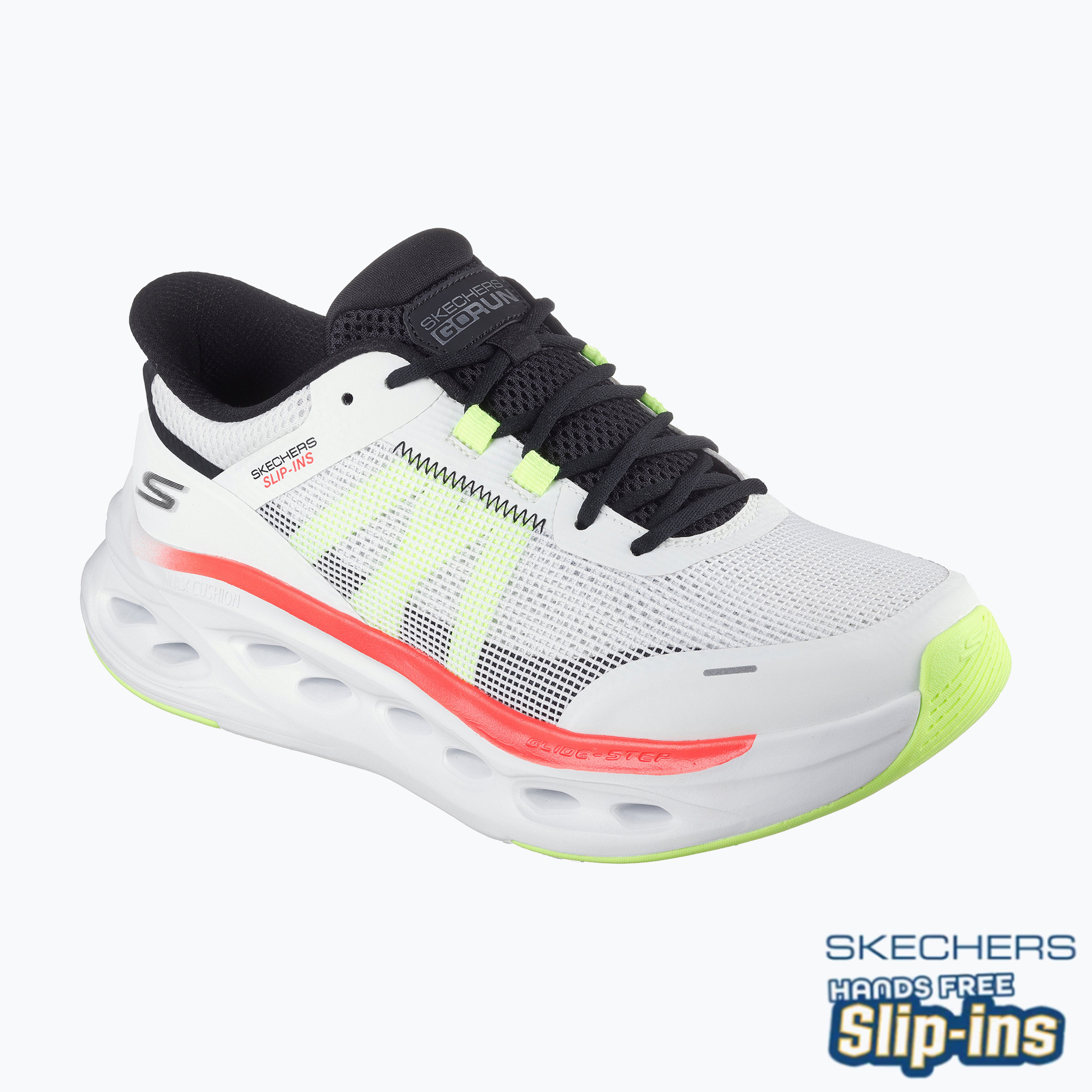 Buty męskie SKECHERS Max Cushioning Glide-Step Aberdeen white 
